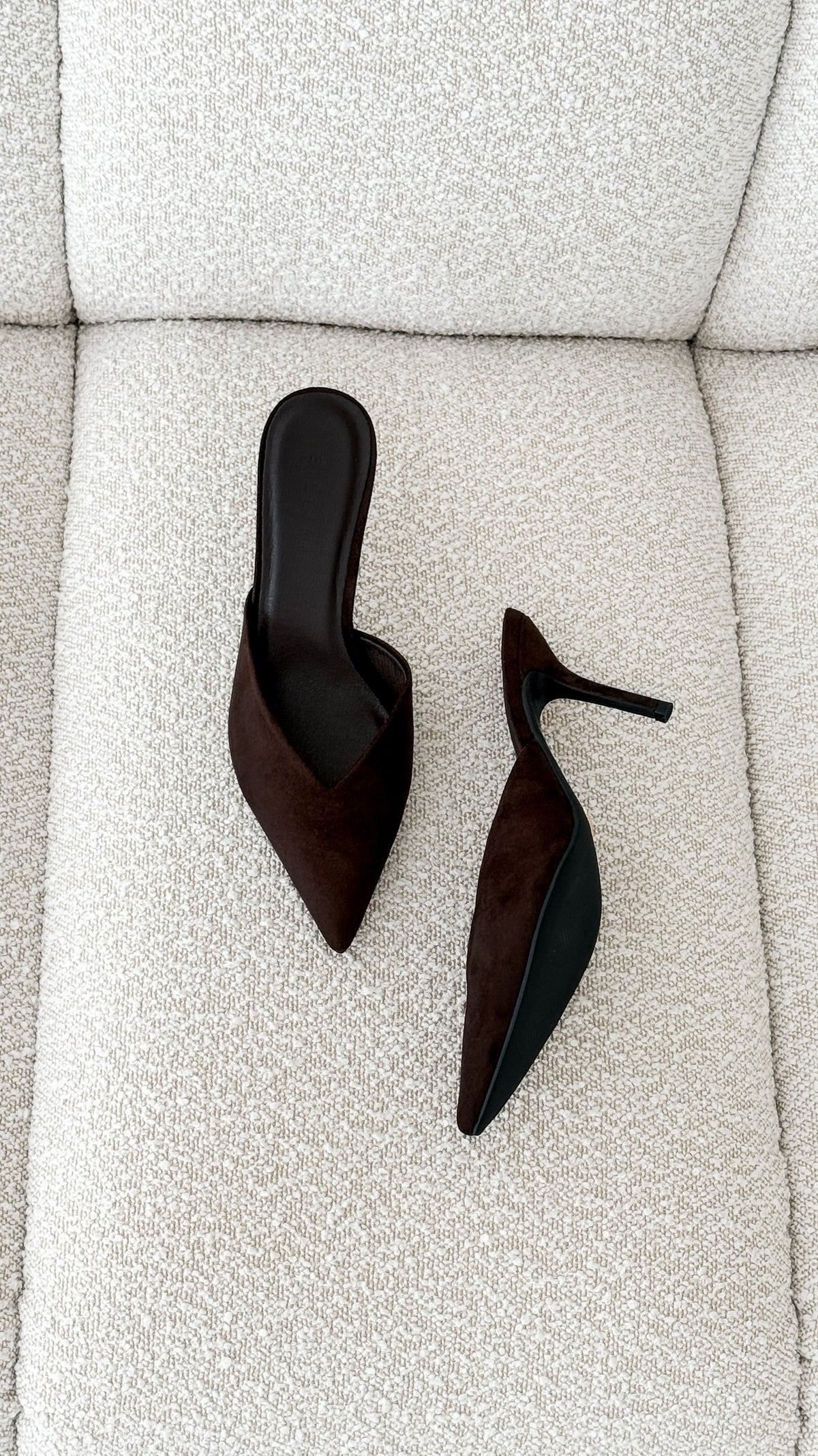 Karey Heel - Dark Cacao Suede - Billy J