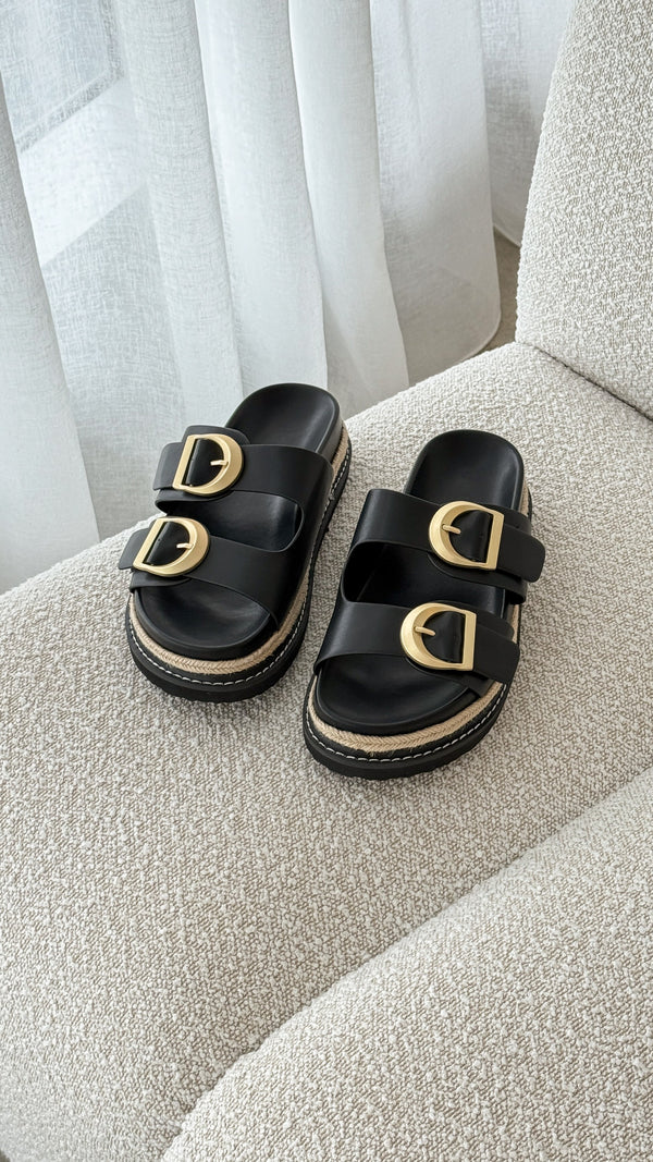 Anora Slide - Black - Billy J