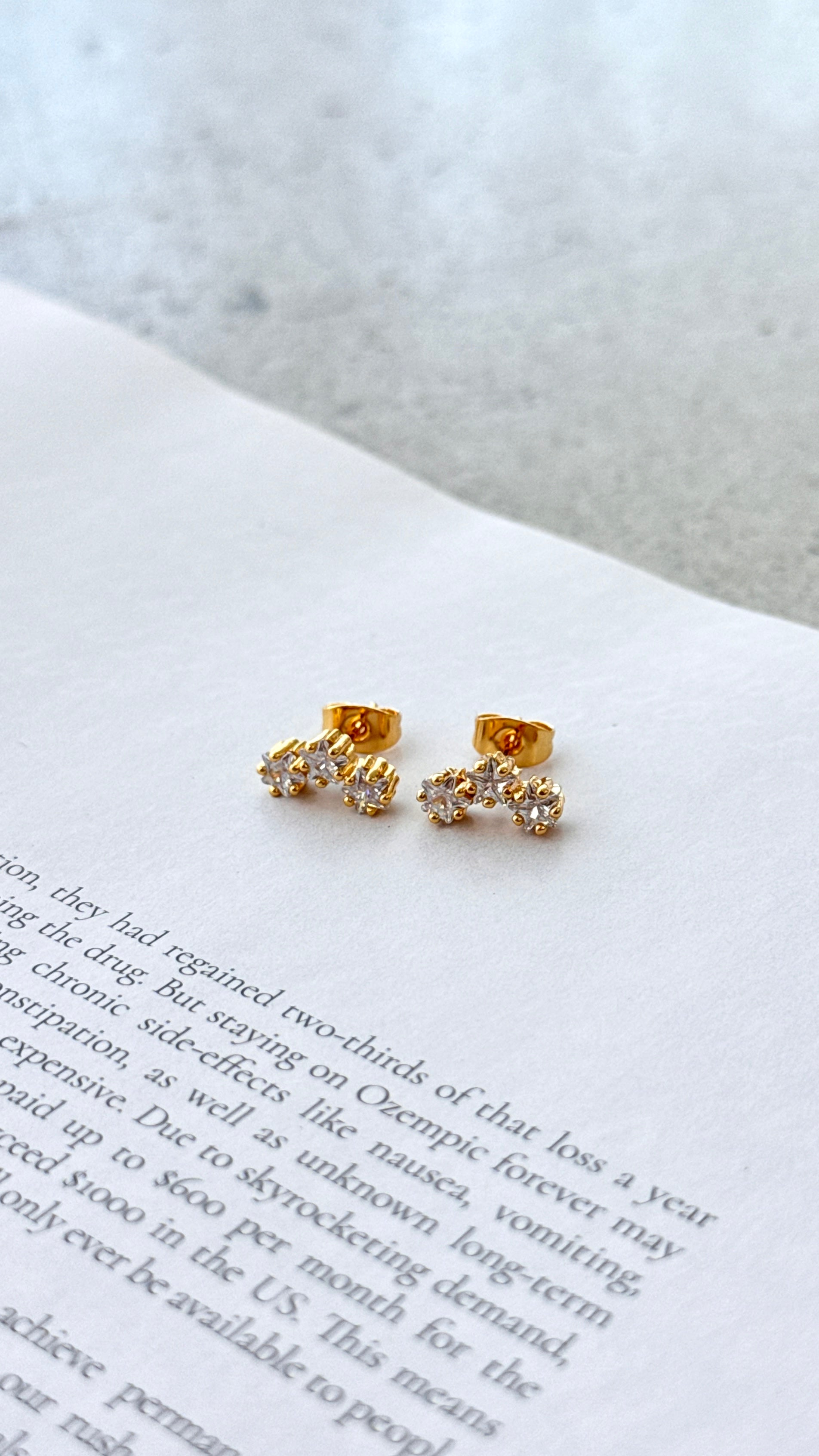 Harriett Earrings - Gold - Billy J