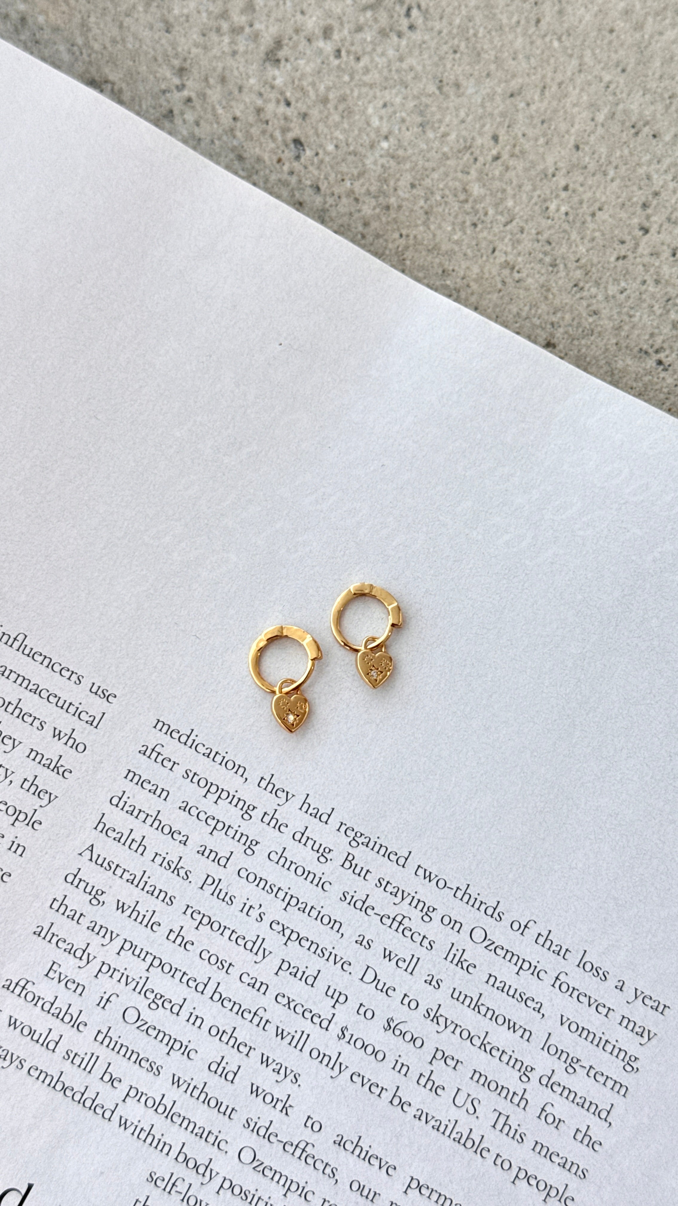 Luka Earrings - Gold - Billy J