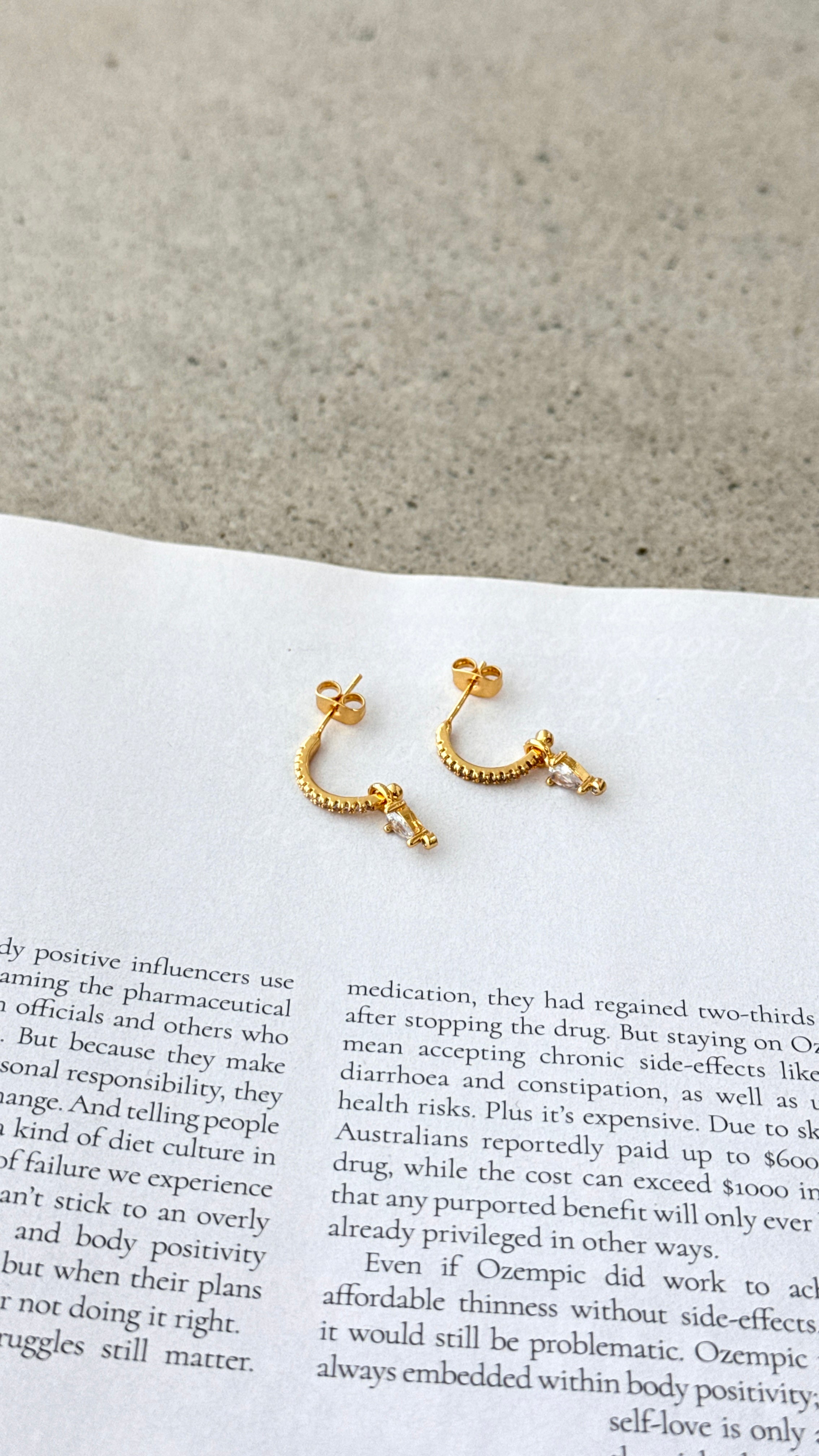 Terrina Earrings - Gold - Billy J