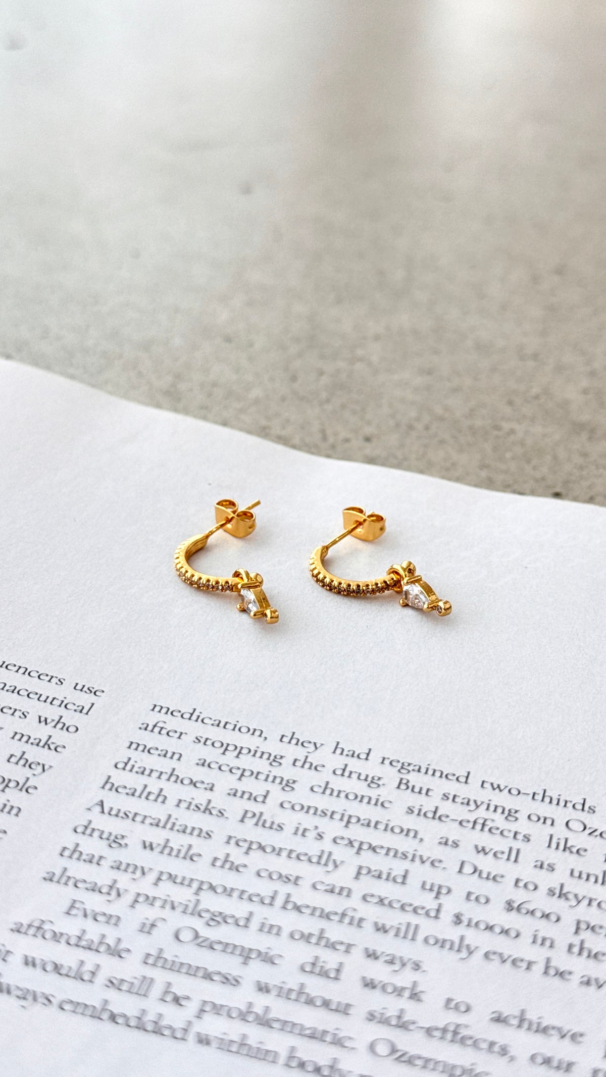 Terrina Earrings - Gold - Billy J