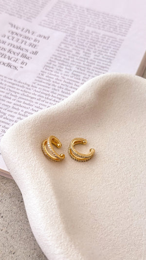 Becci Cuff Earrings - Gold - Billy J