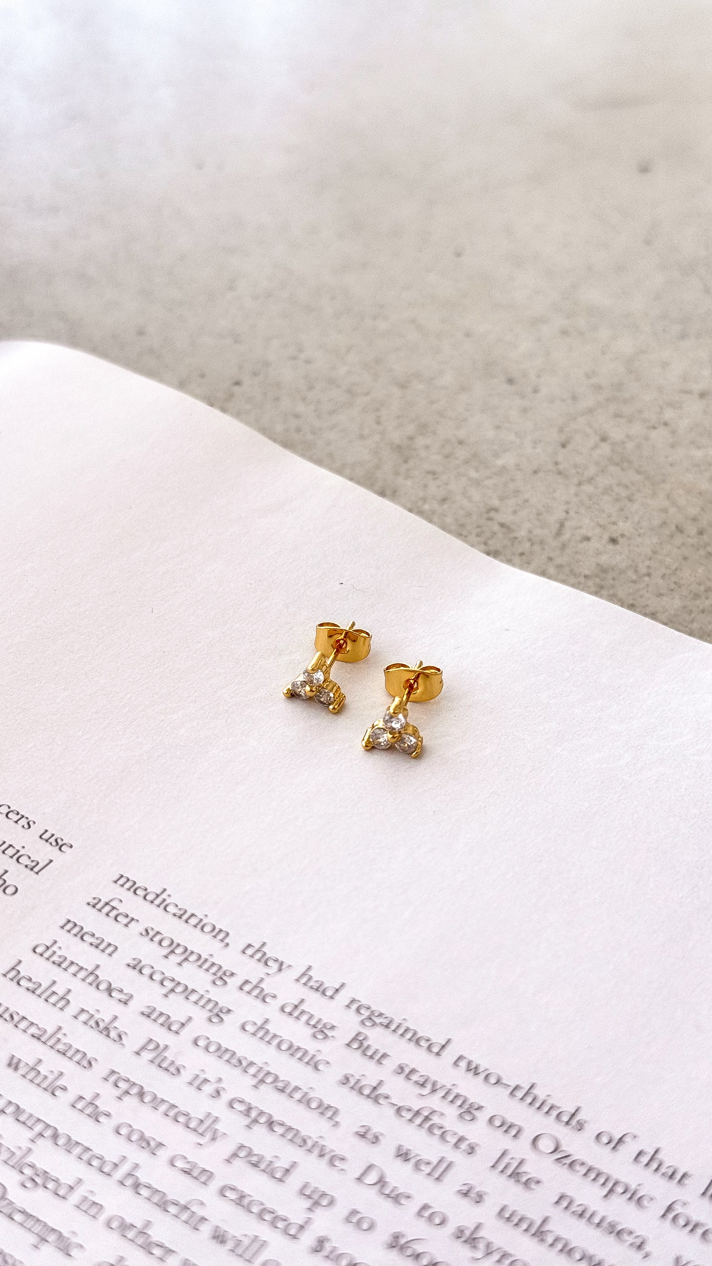 Ashlee Earrings - Gold - Billy J