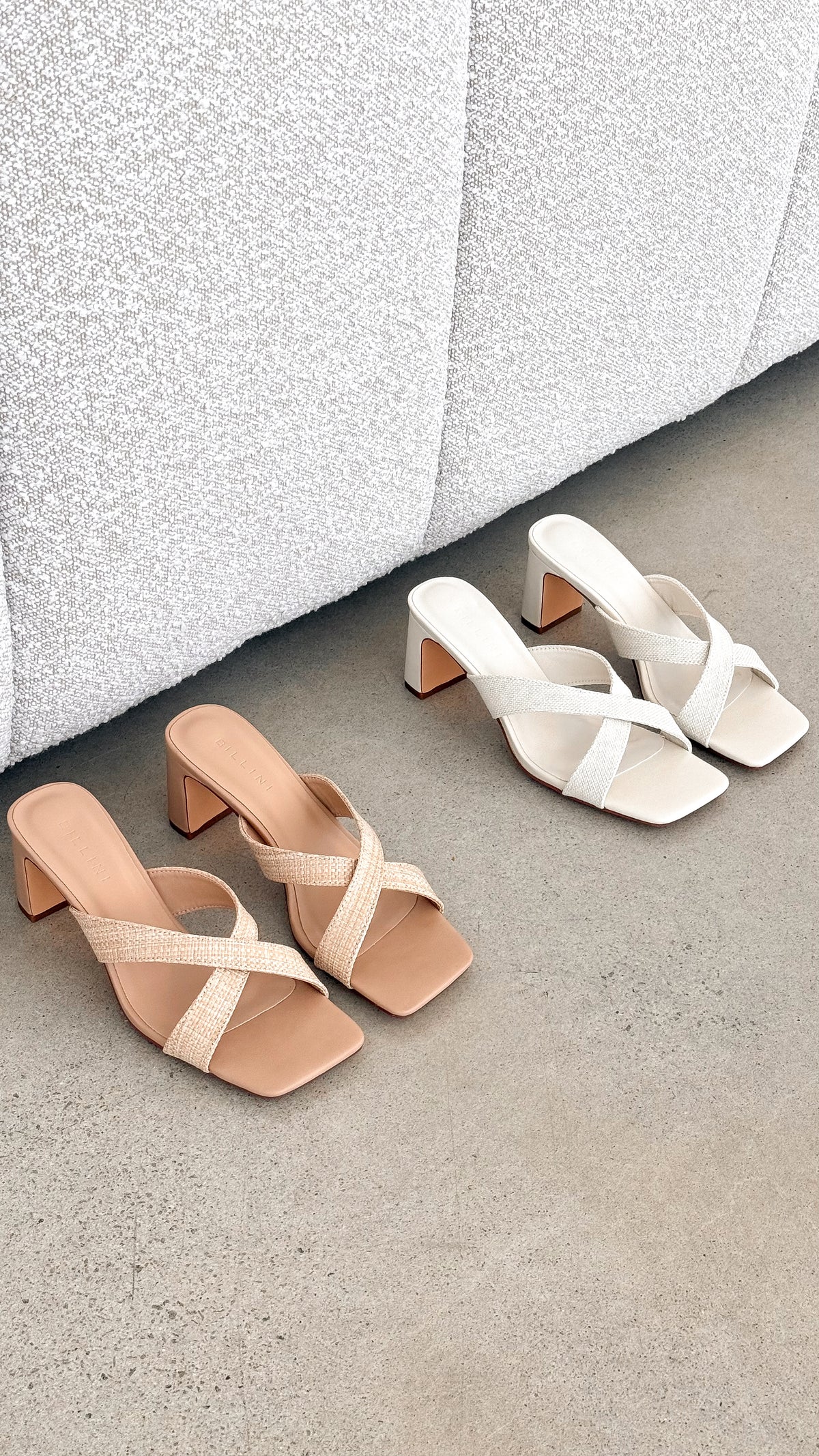 Camila Heel - Natural Raffia - Billy J