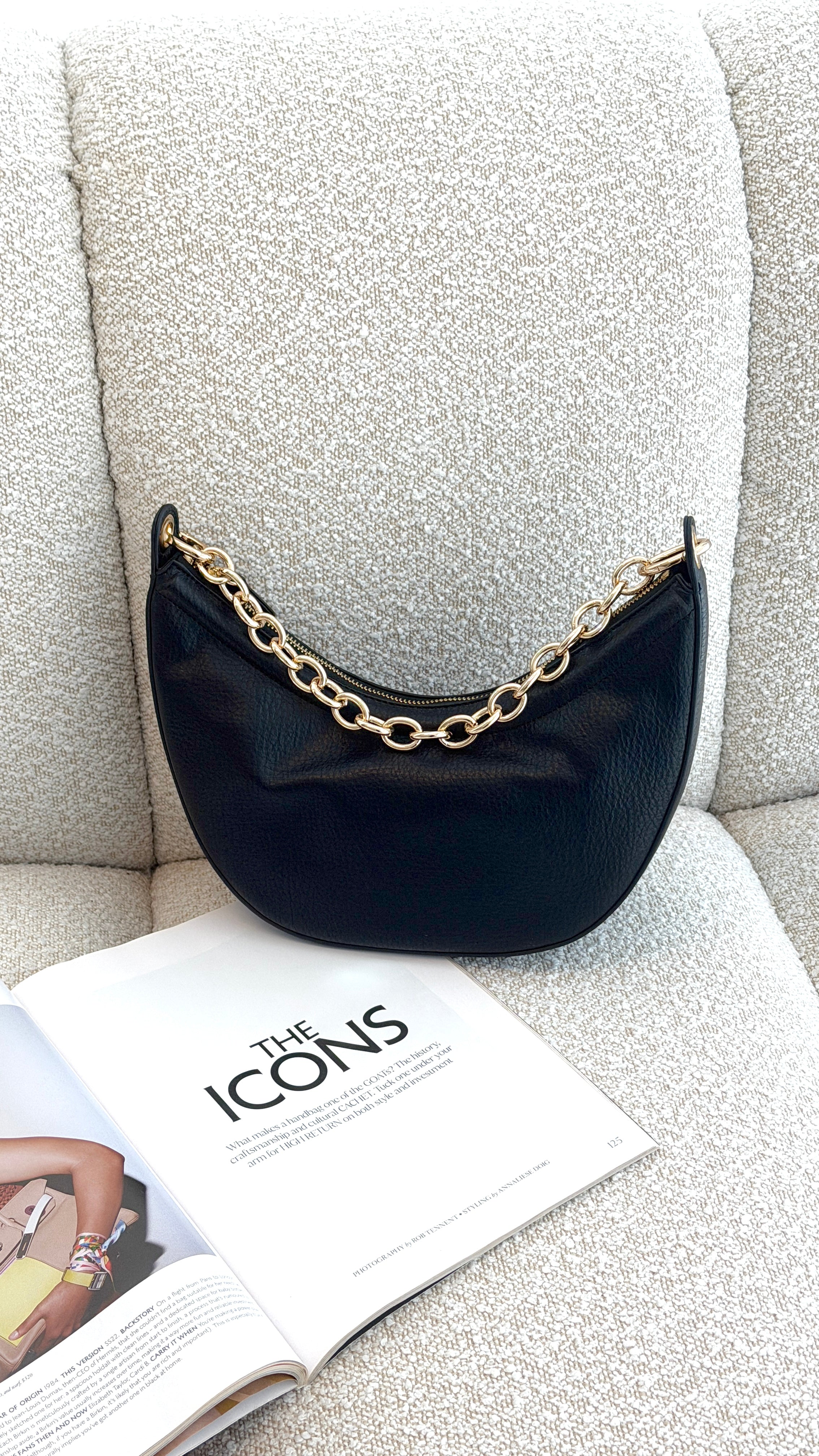 Harvie Handle Bag - Black - Billy J