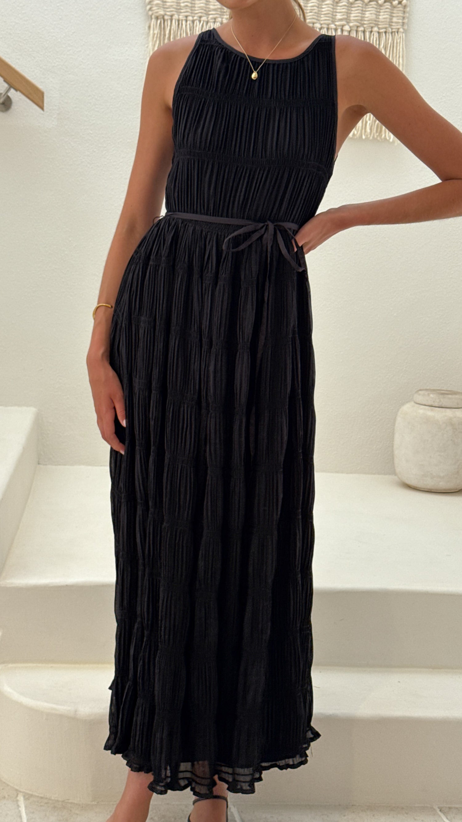 Lassie Maxi Dress - Black - Billy J