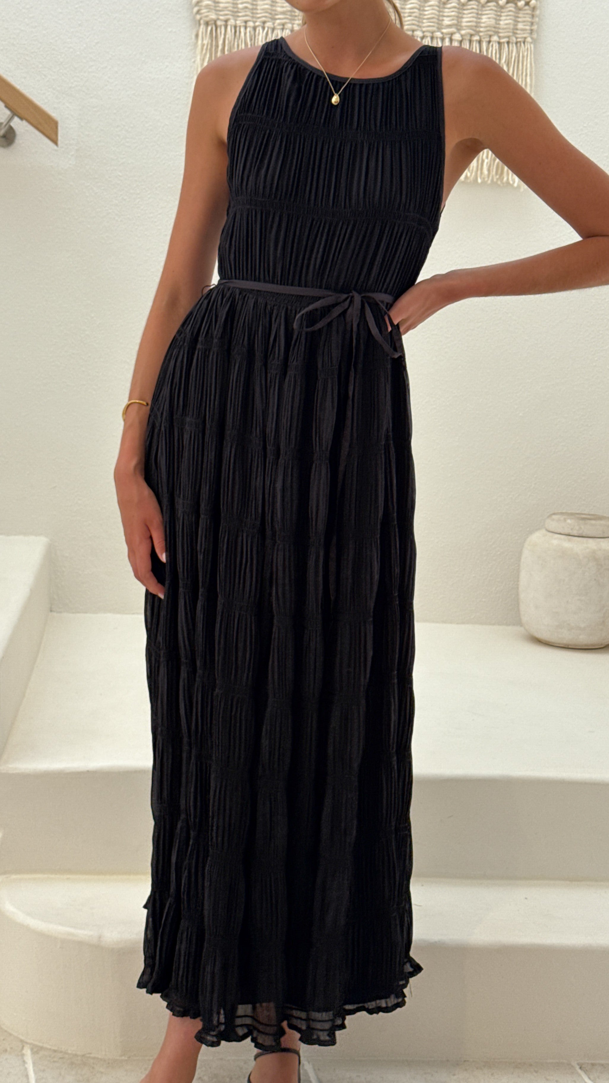 Lassie Maxi Dress - Black - Billy J