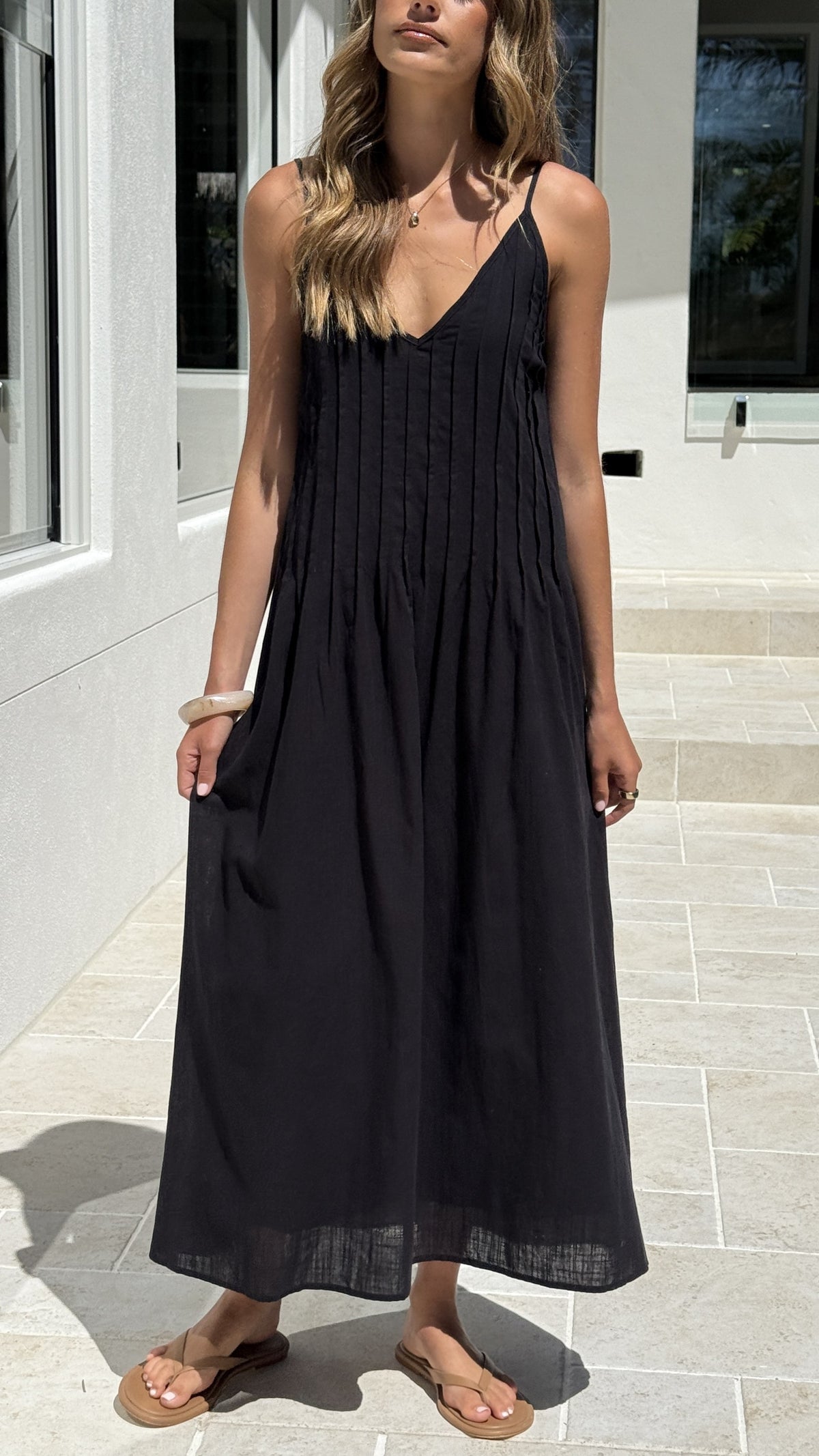 Aspen Maxi Dress - Black - Billy J