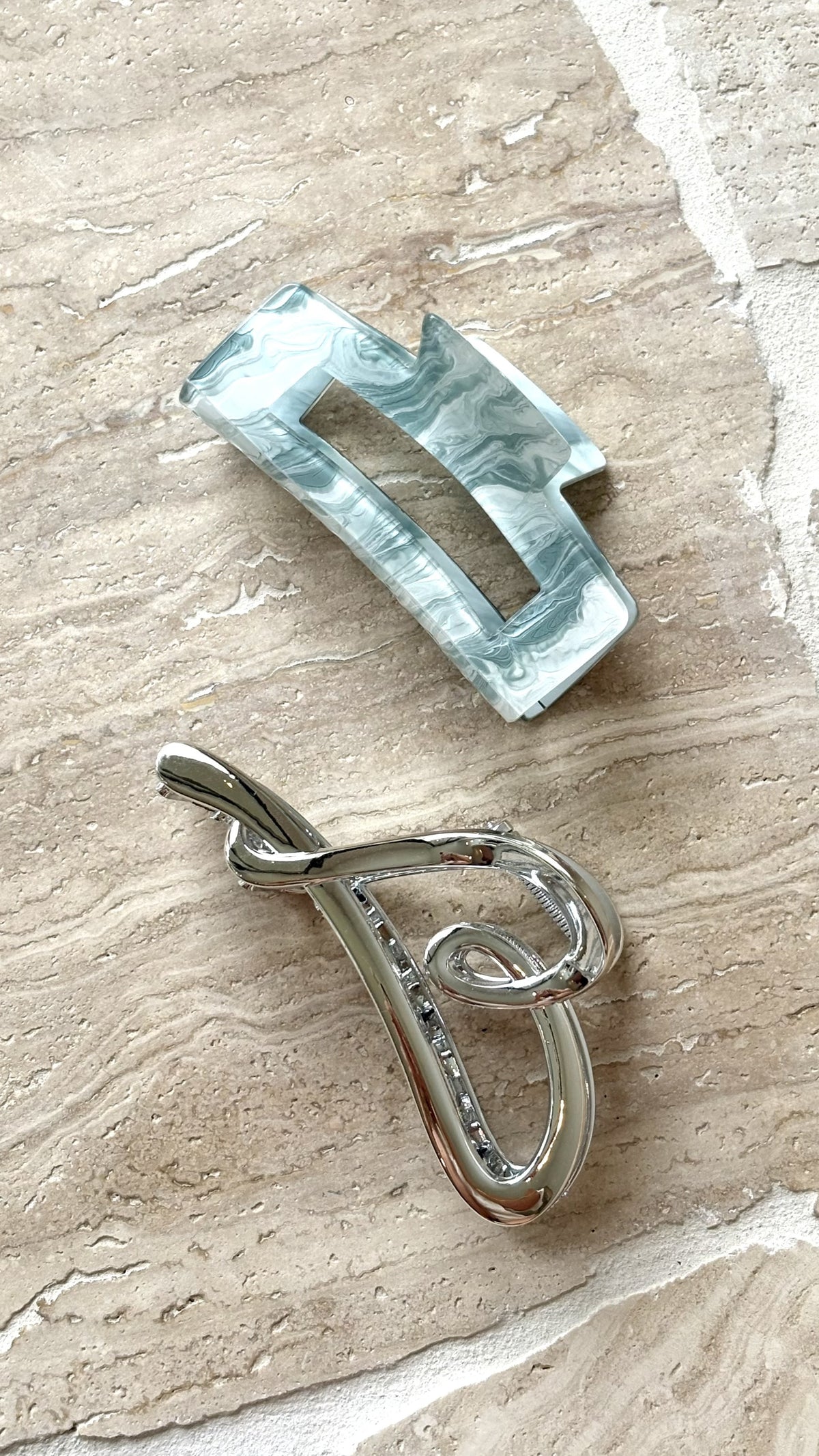 Delphie Hair Claw Set - Blue - Billy J