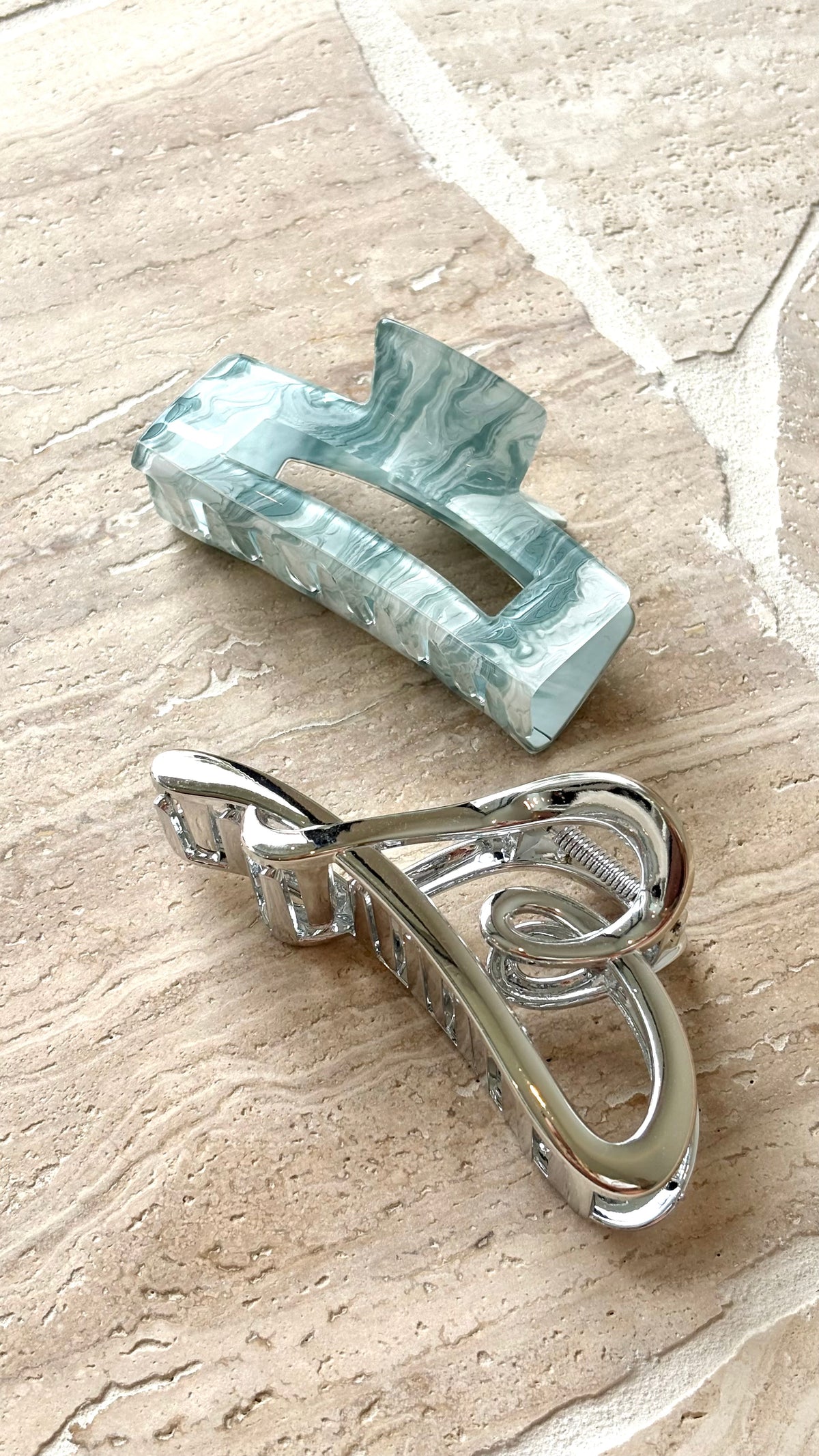 Delphie Hair Claw Set - Blue - Billy J