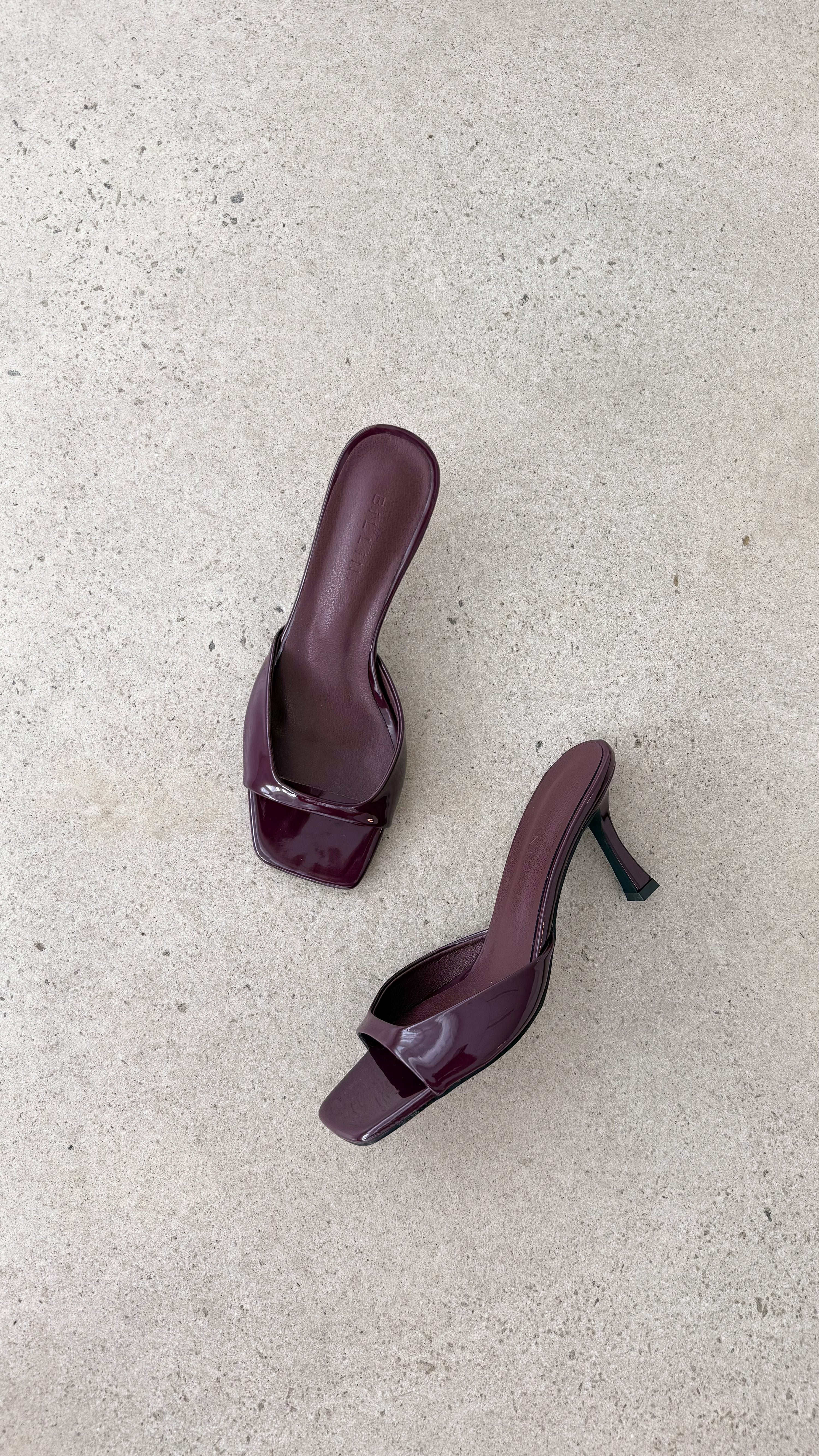 Joey Heel - Mulberry Patent - Billy J