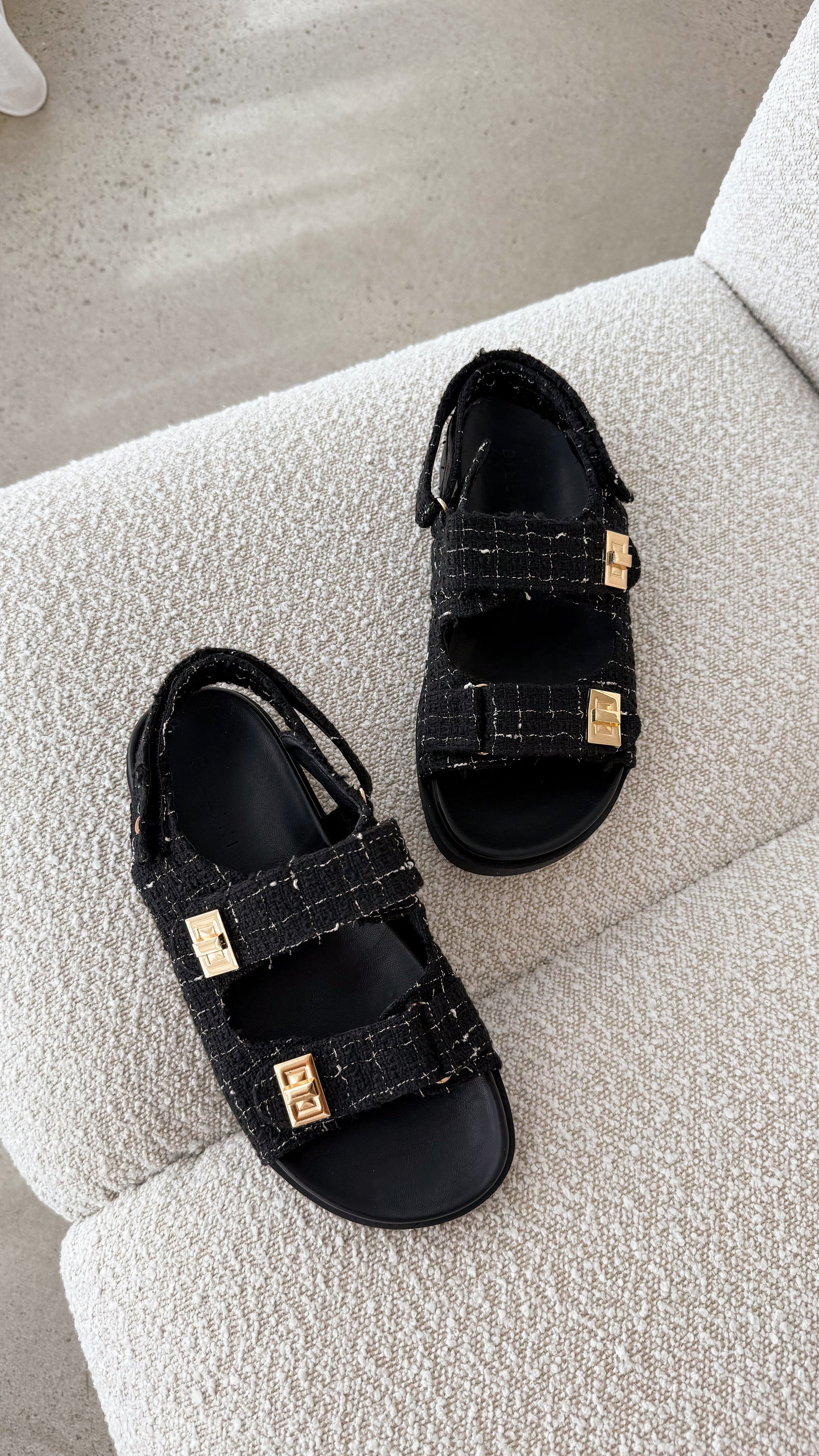 Lillian Flats - Black Boucle - Billy J
