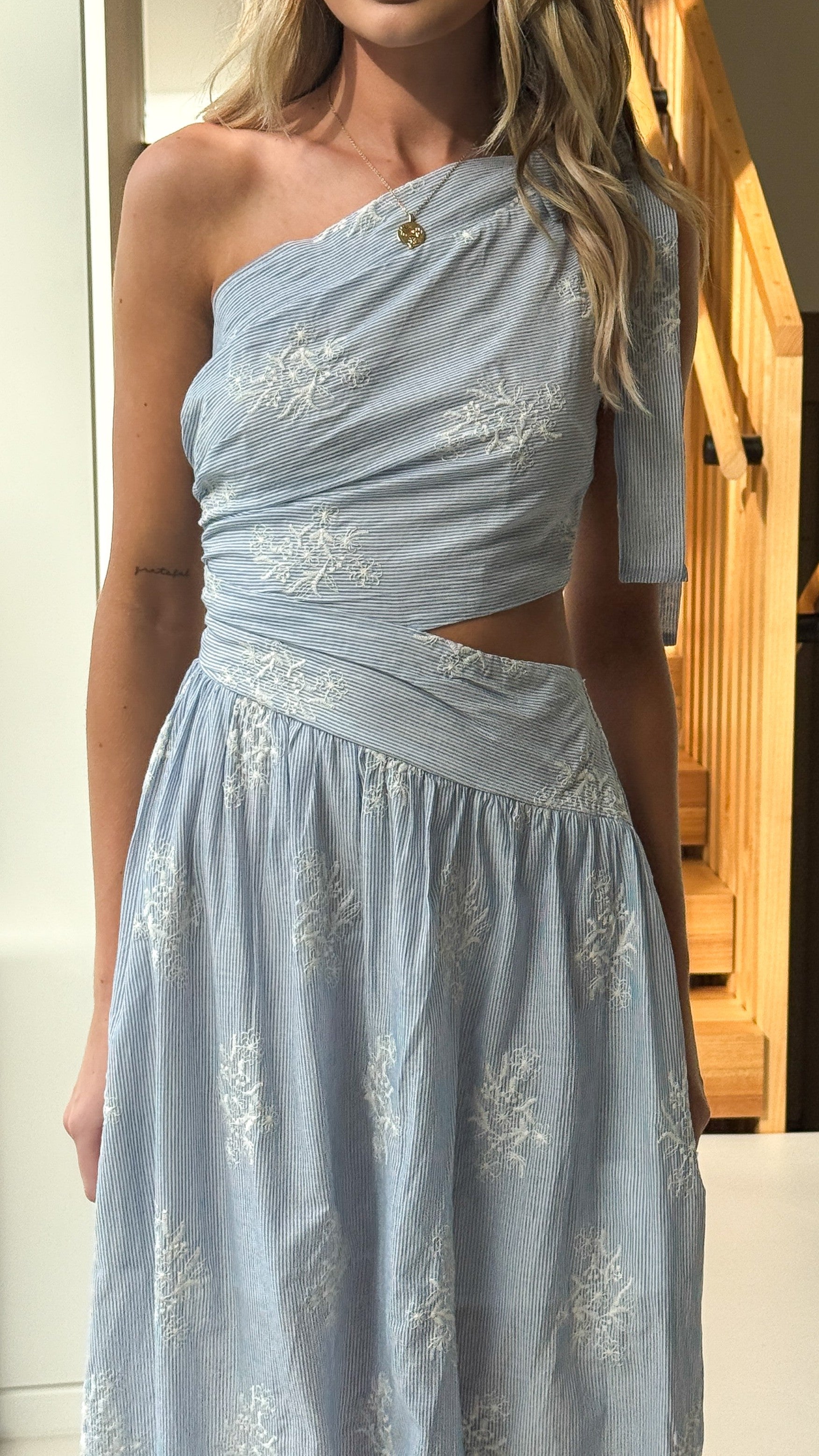Laura Maxi Dress - Blue - Billy J