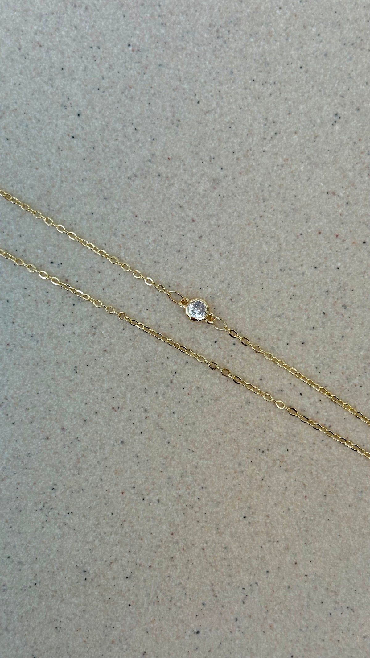 Ivy Initial Letter Necklace - A