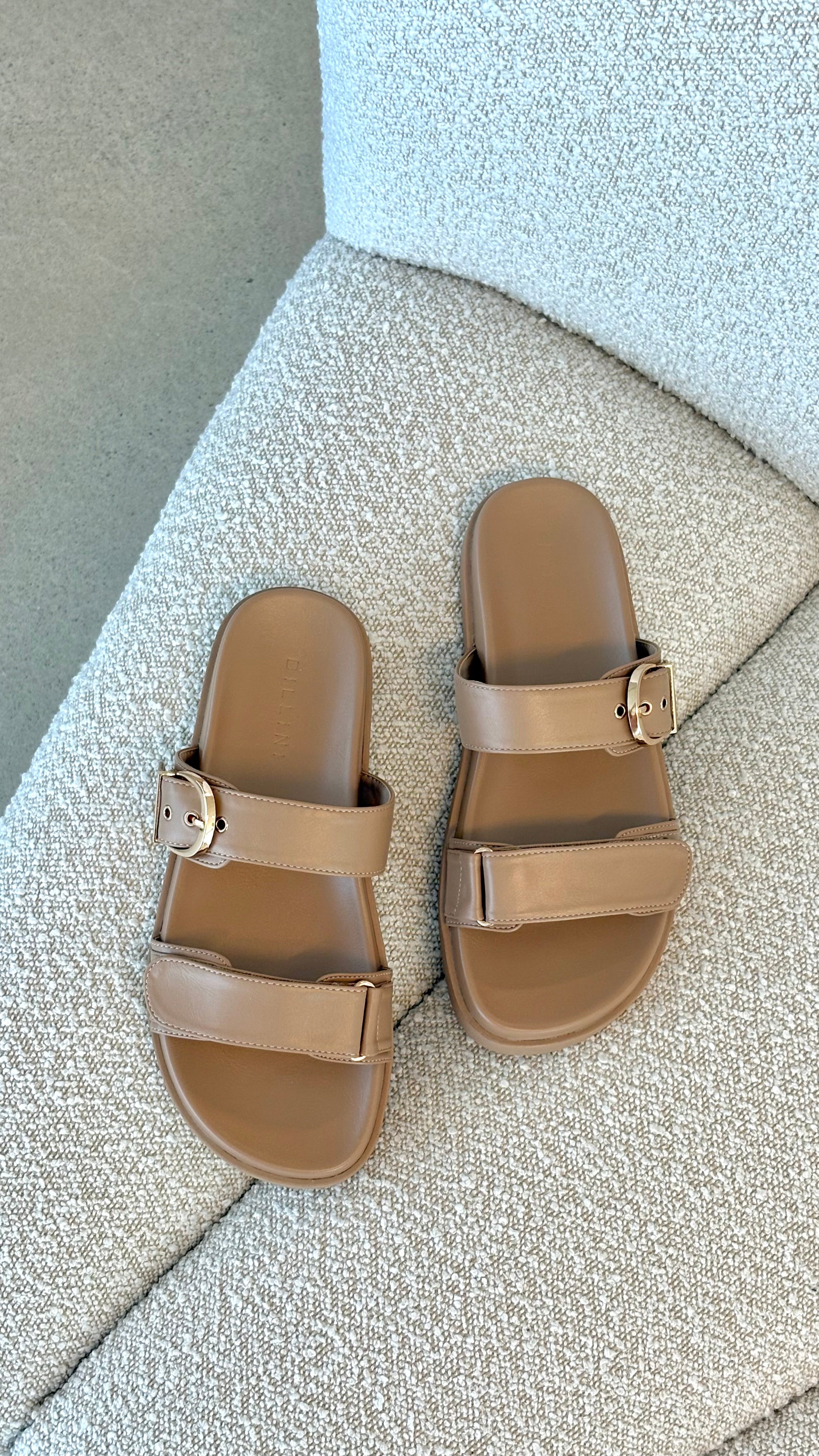 Aggie Slide - Light Cashew - Billy J
