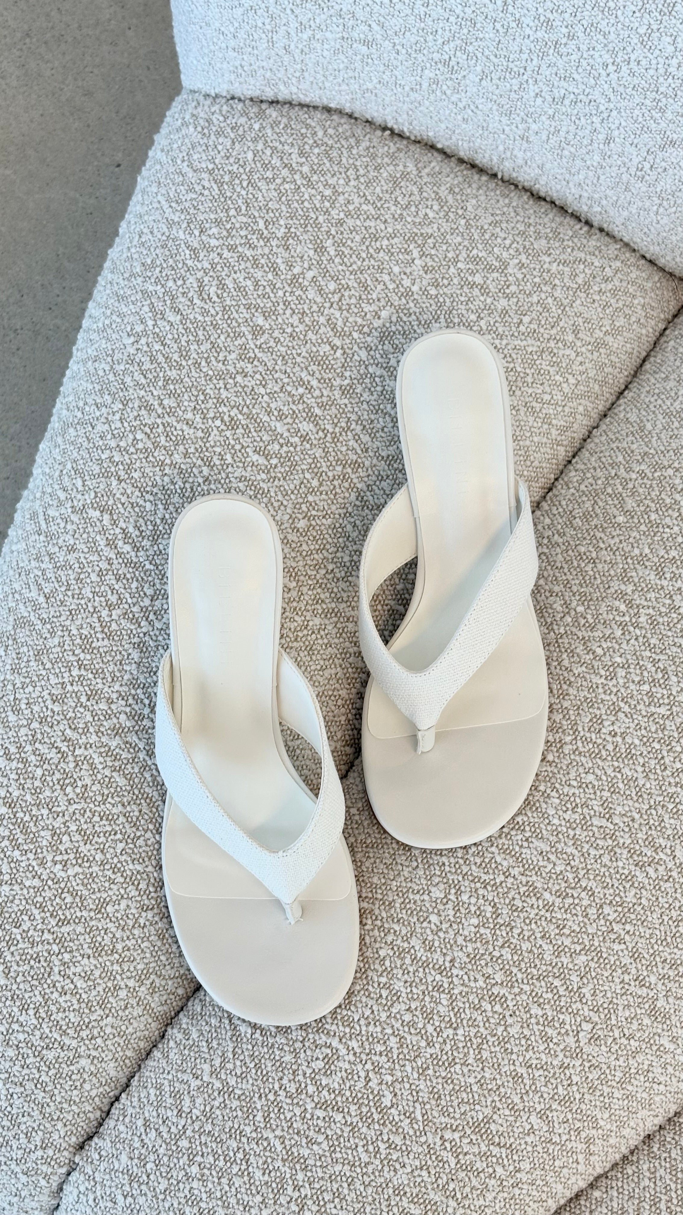 Tiggy Wedge - Cream Linen - Billy J