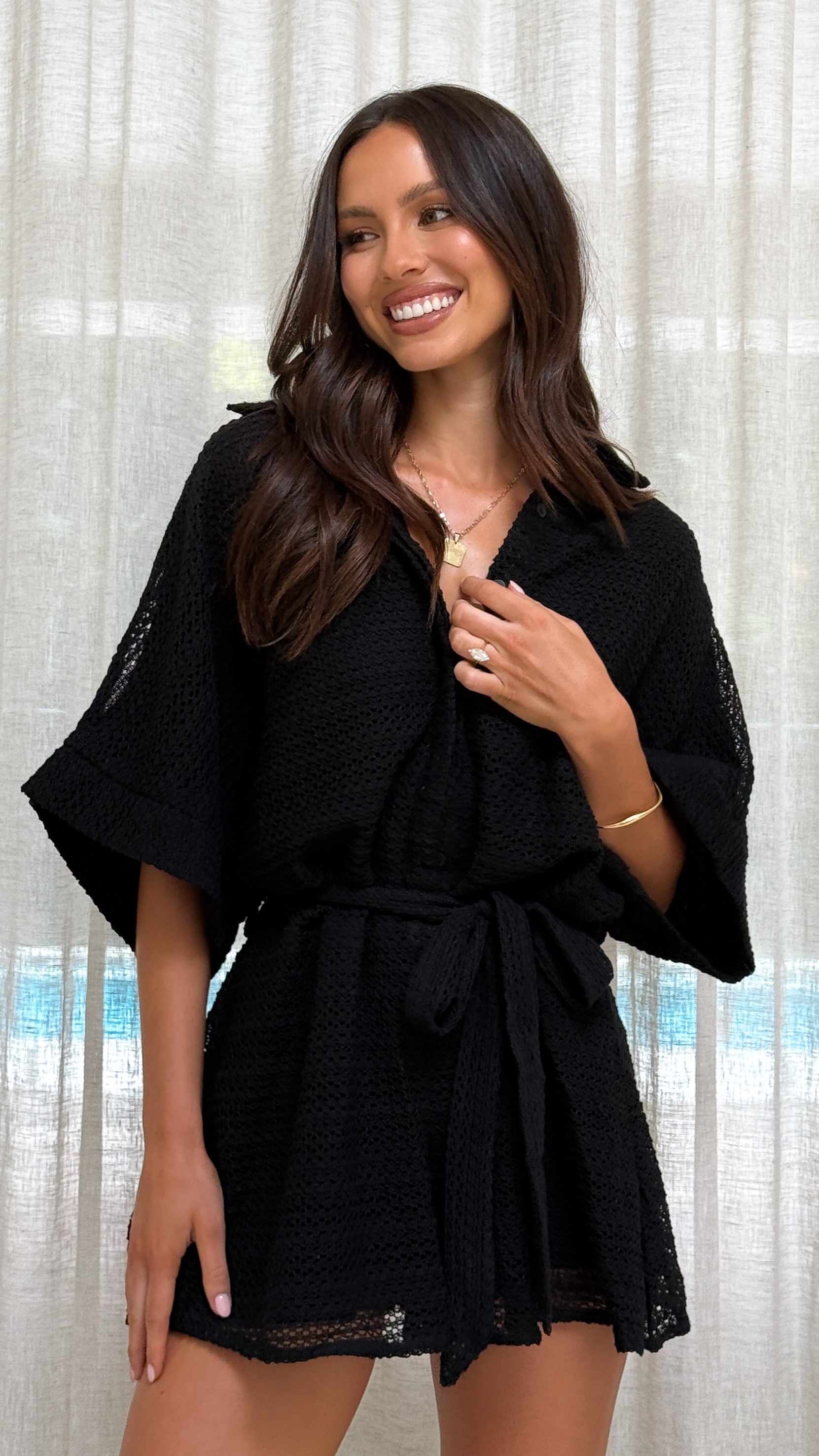 Carmen Playsuit - Black - Billy J
