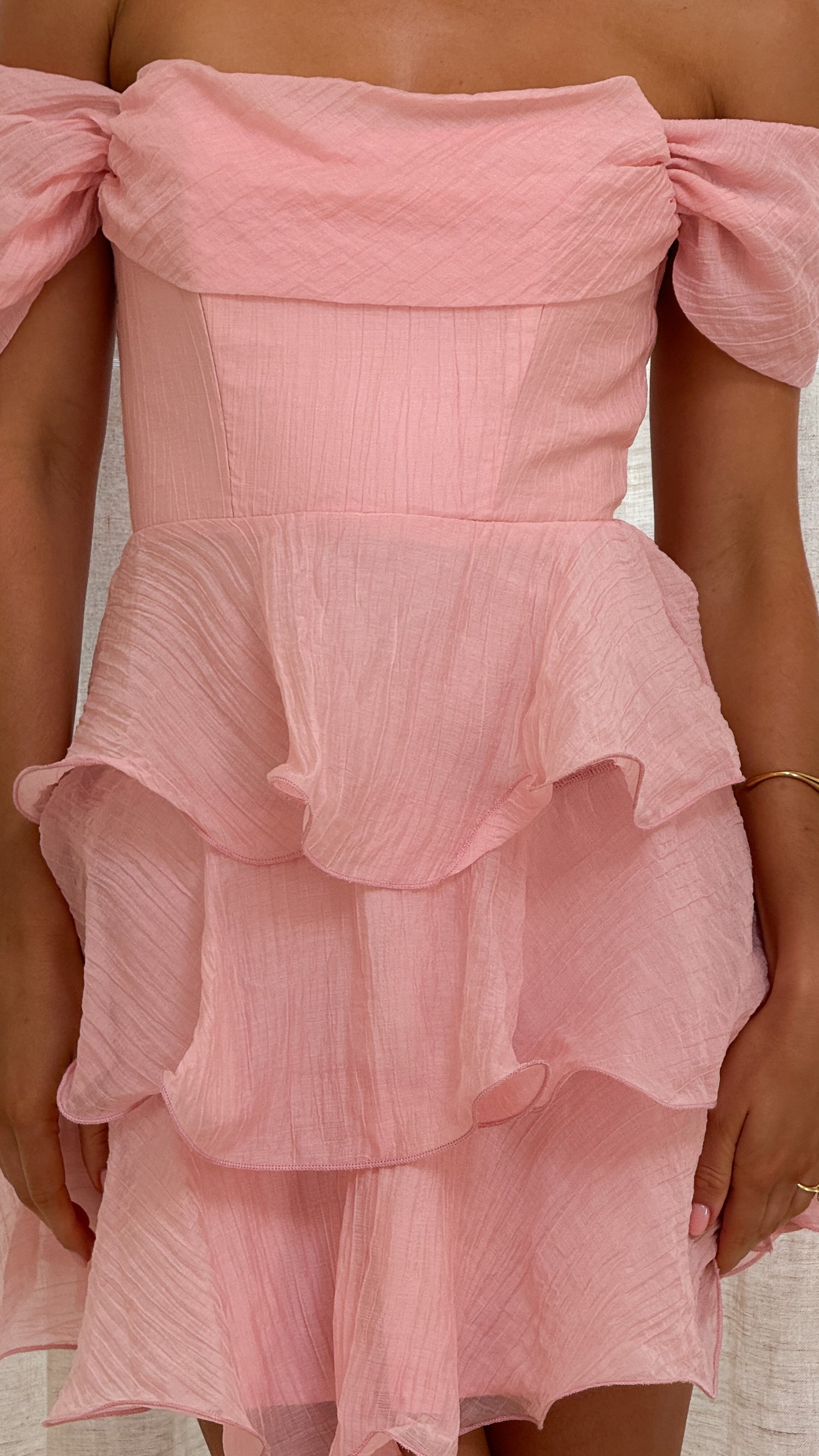 Lanelle Mini Dress - Pink - Billy J
