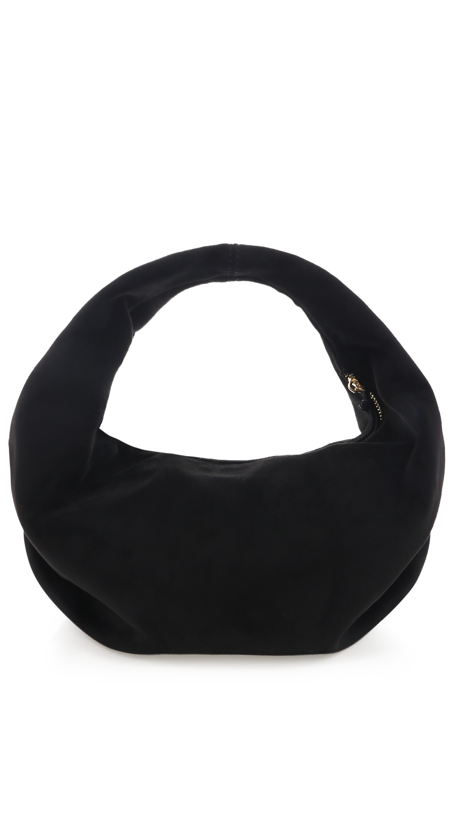 Renee Shoulder Bag - Black Suede - Billy J