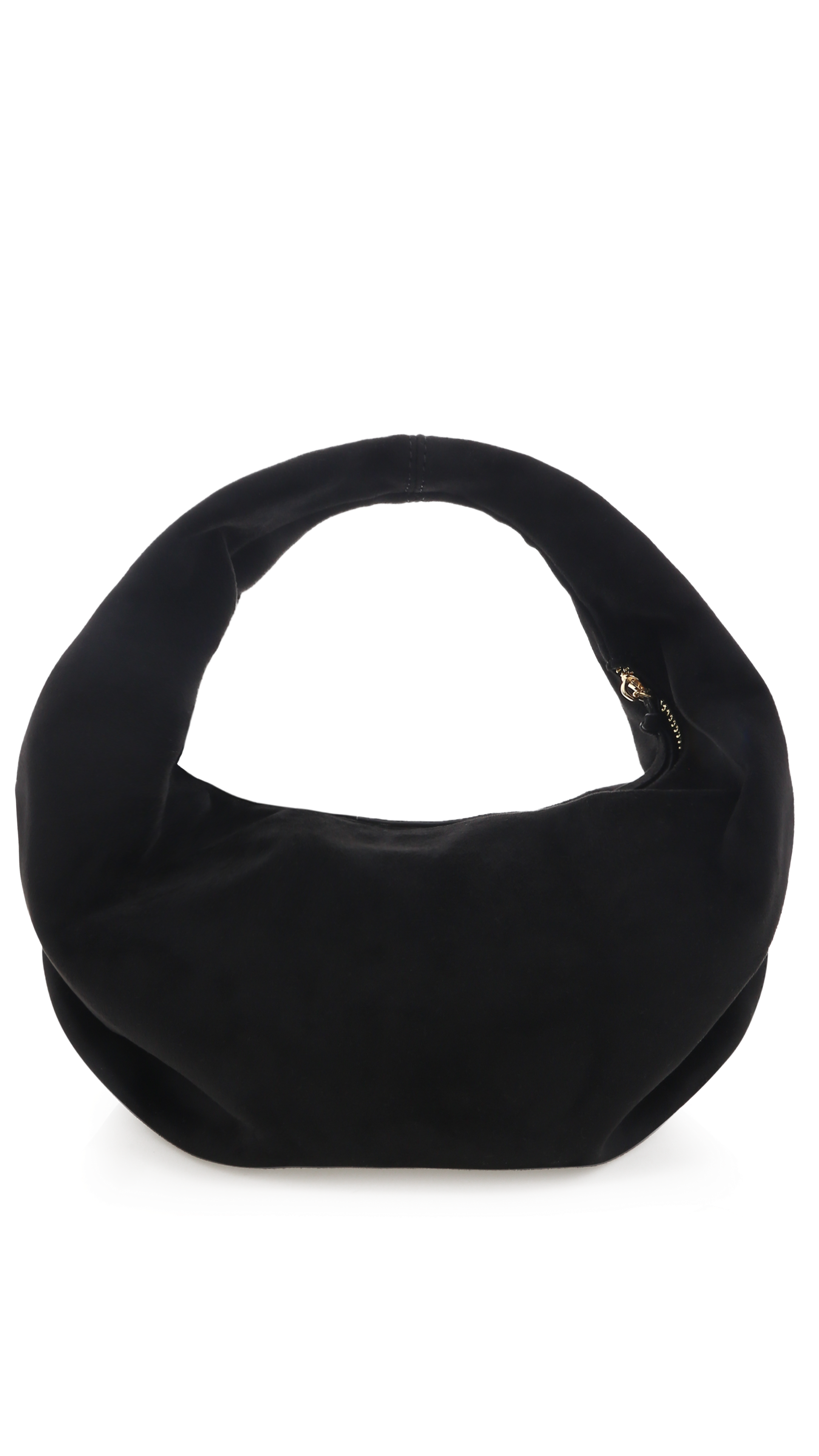 Renee Shoulder Bag - Black Suede - Billy J