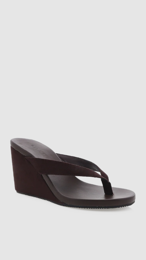Ravyn Heel - Dark Cacao Suede - Billy J