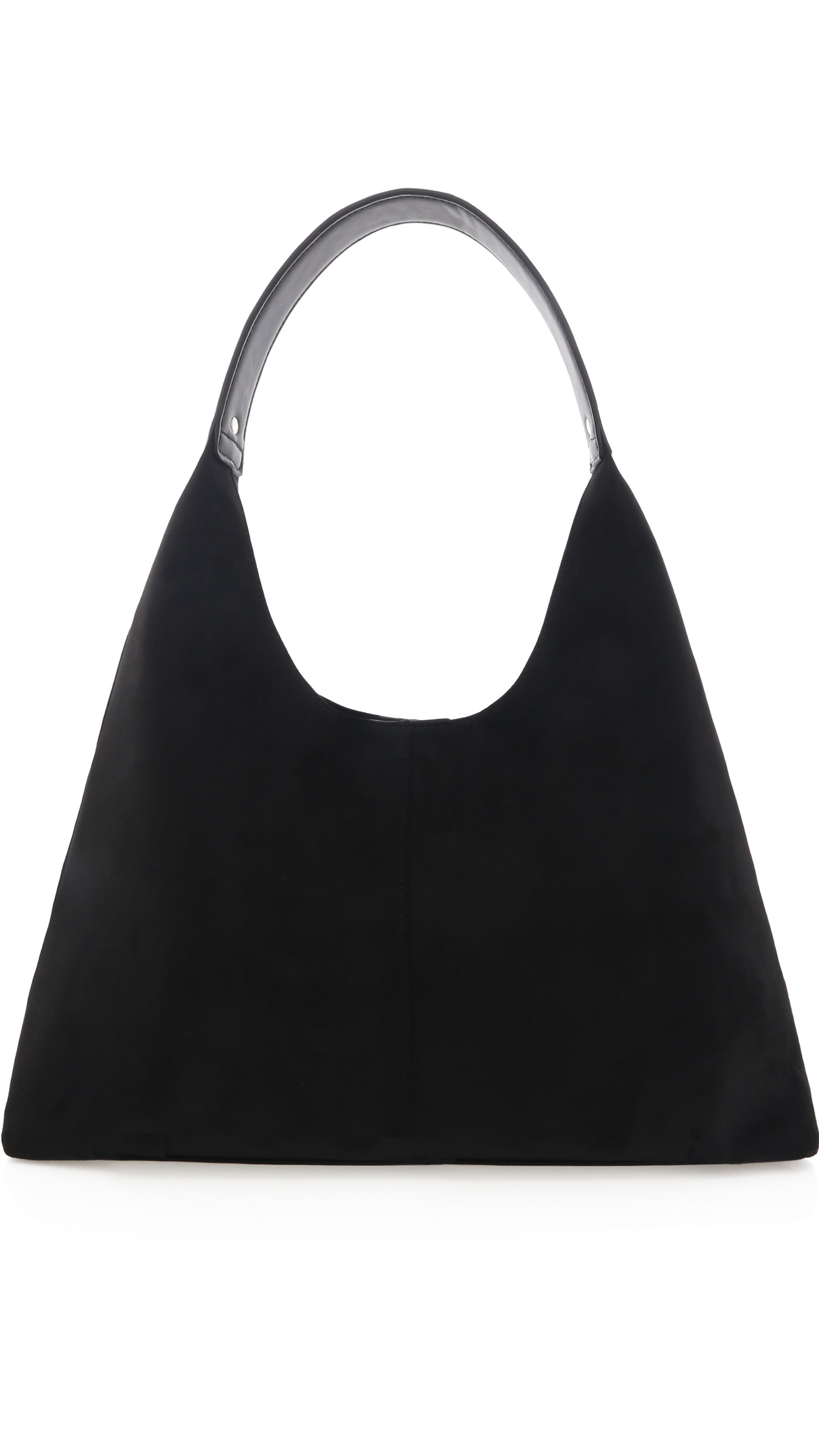 Tammy Shoulder Bag - Black Suede - Billy J