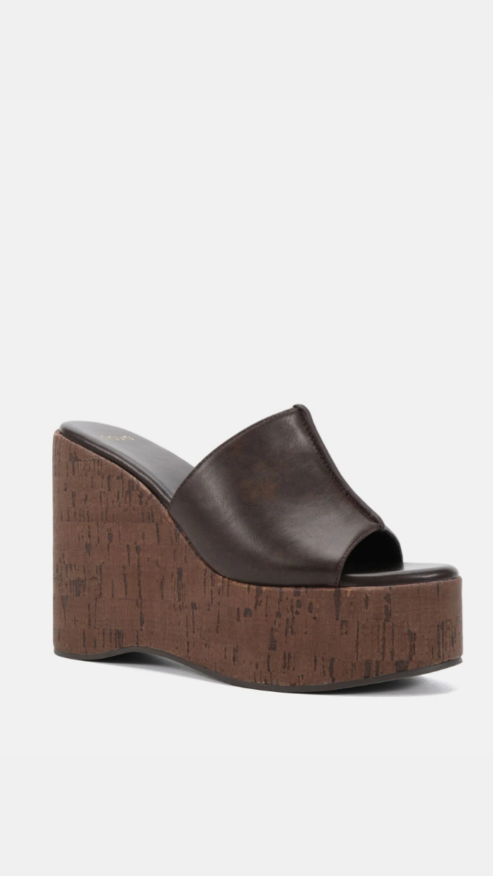 Wolfgang Wedge Heels - Espresso - Billy J