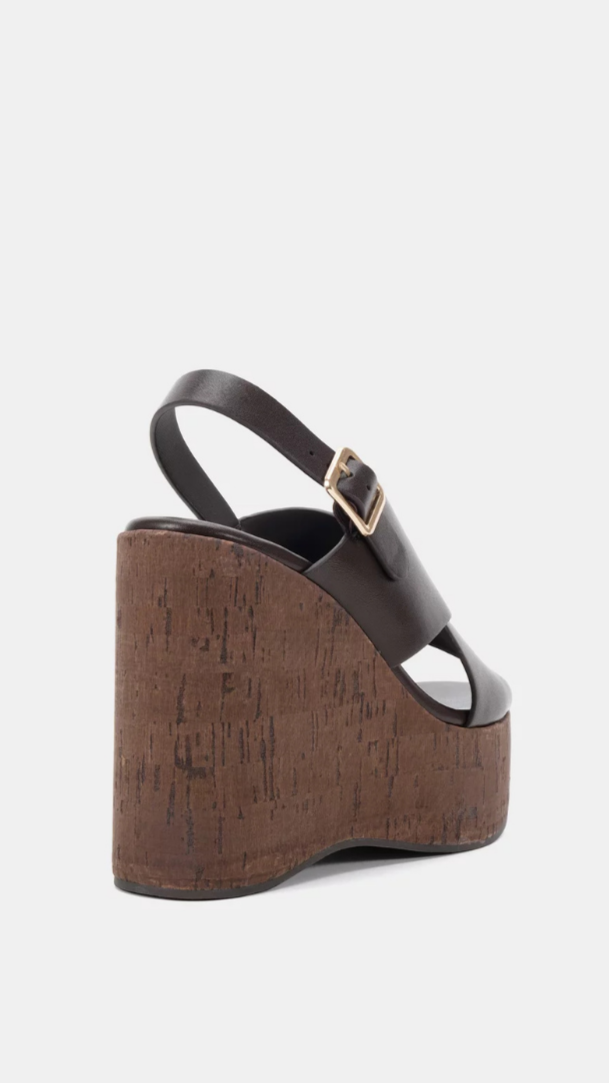 Bambola Wedge Heels - Espresso - Billy J