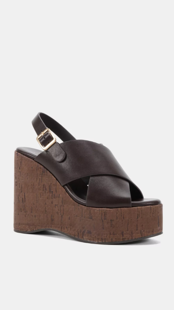 Bambola Wedge Heels - Espresso - Billy J