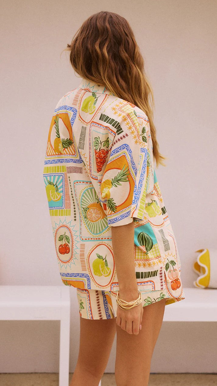 Agata Shirt - Agata Print - Billy J
