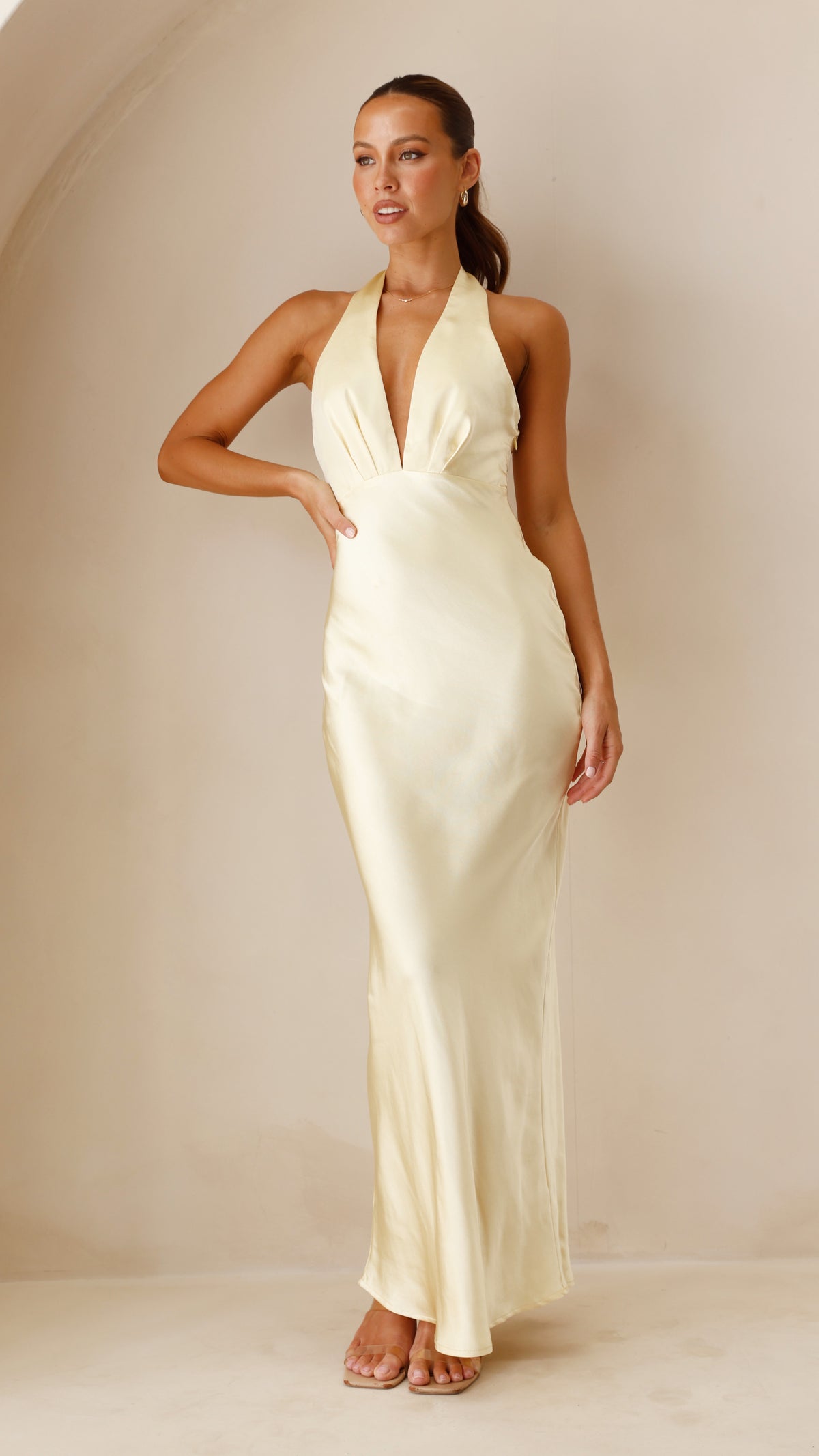 chloe maxi dress billy j 6 / Yellow