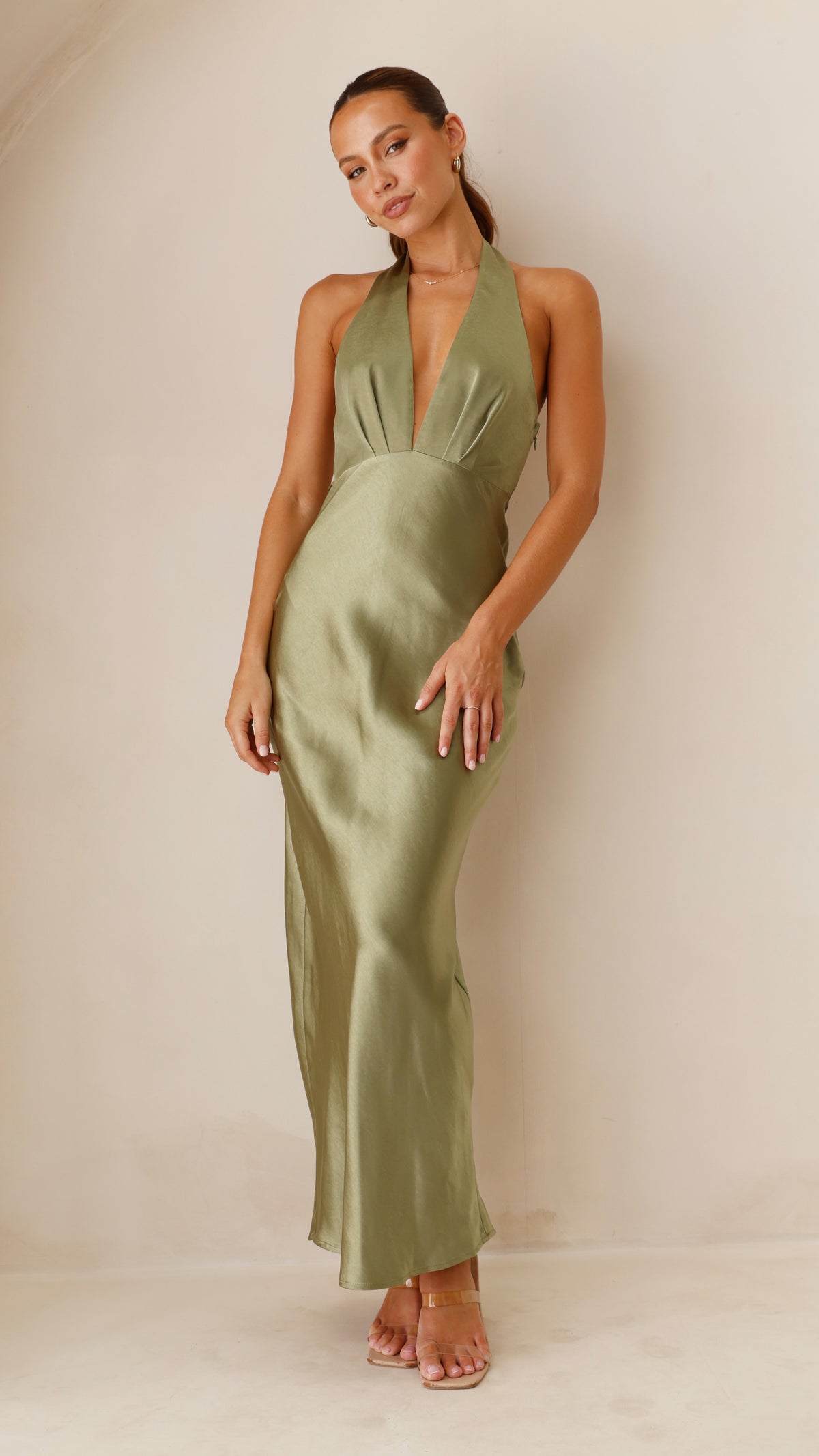chloe maxi dress billy j 10 / Olive