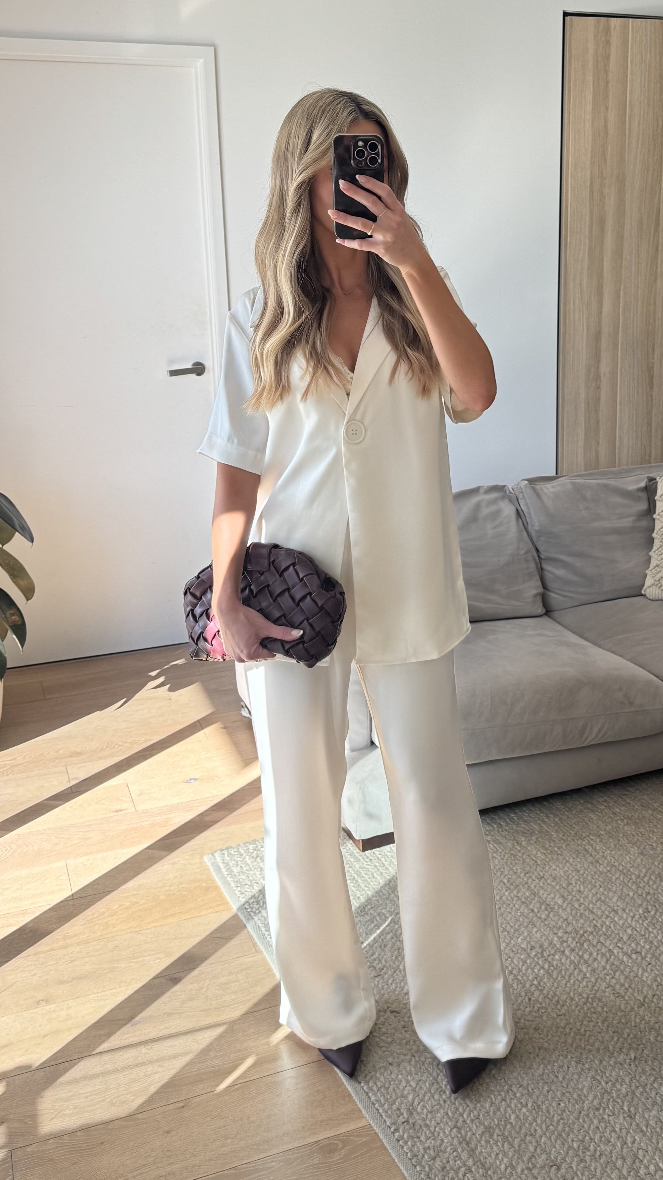 Imogen Button Shirt - Cream - Billy J