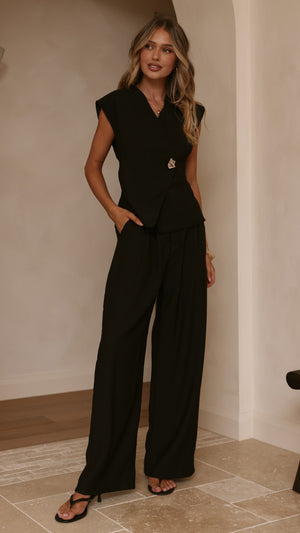 Zahira Pants - Black - Billy J