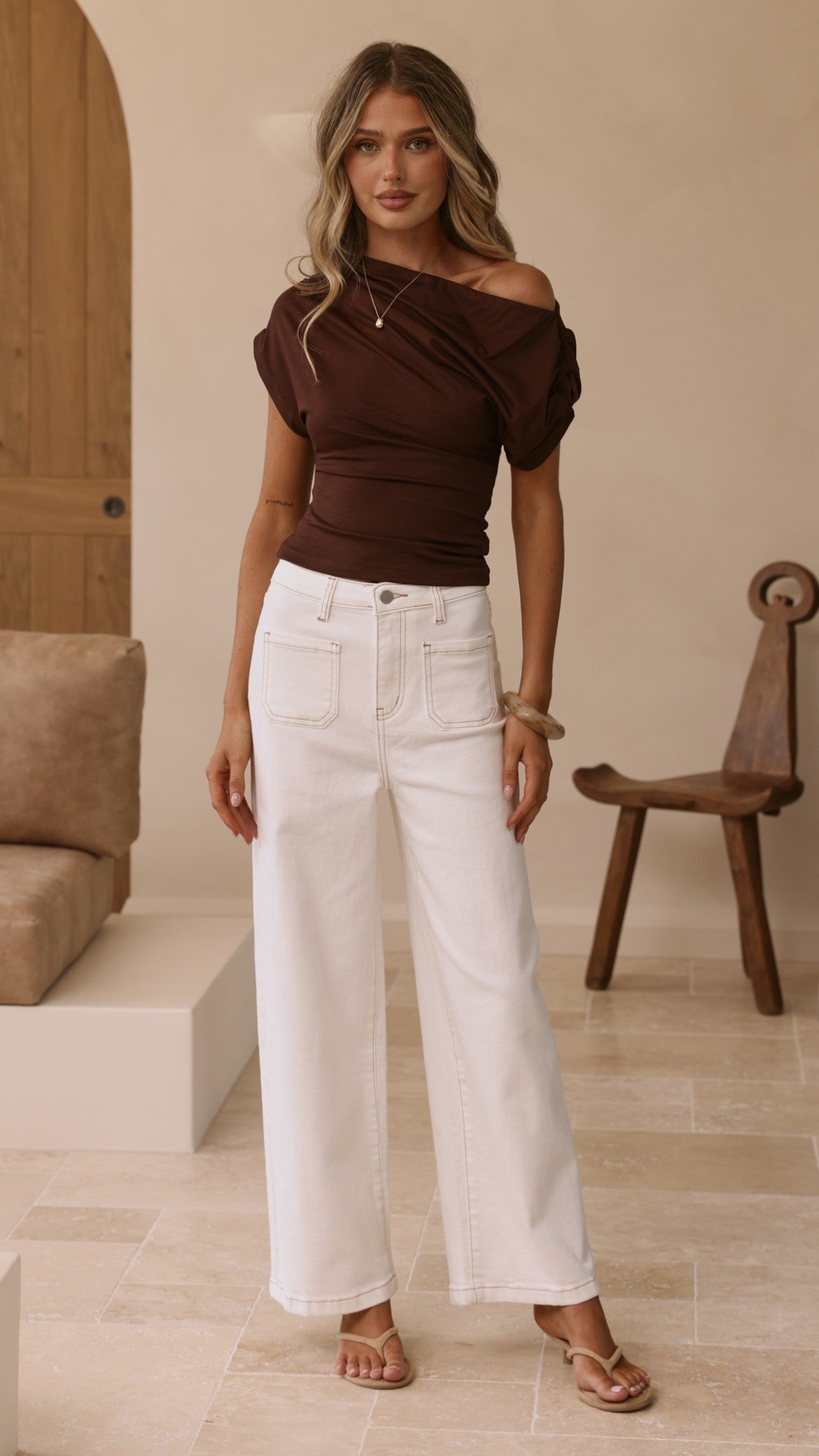 Macadrian Jeans - White Denim - Billy J