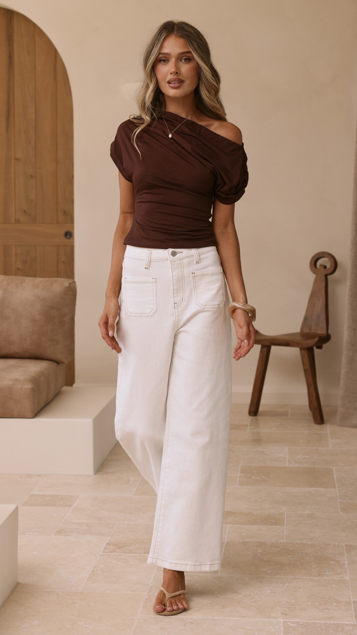 Macadrian Jeans - White Denim - Billy J