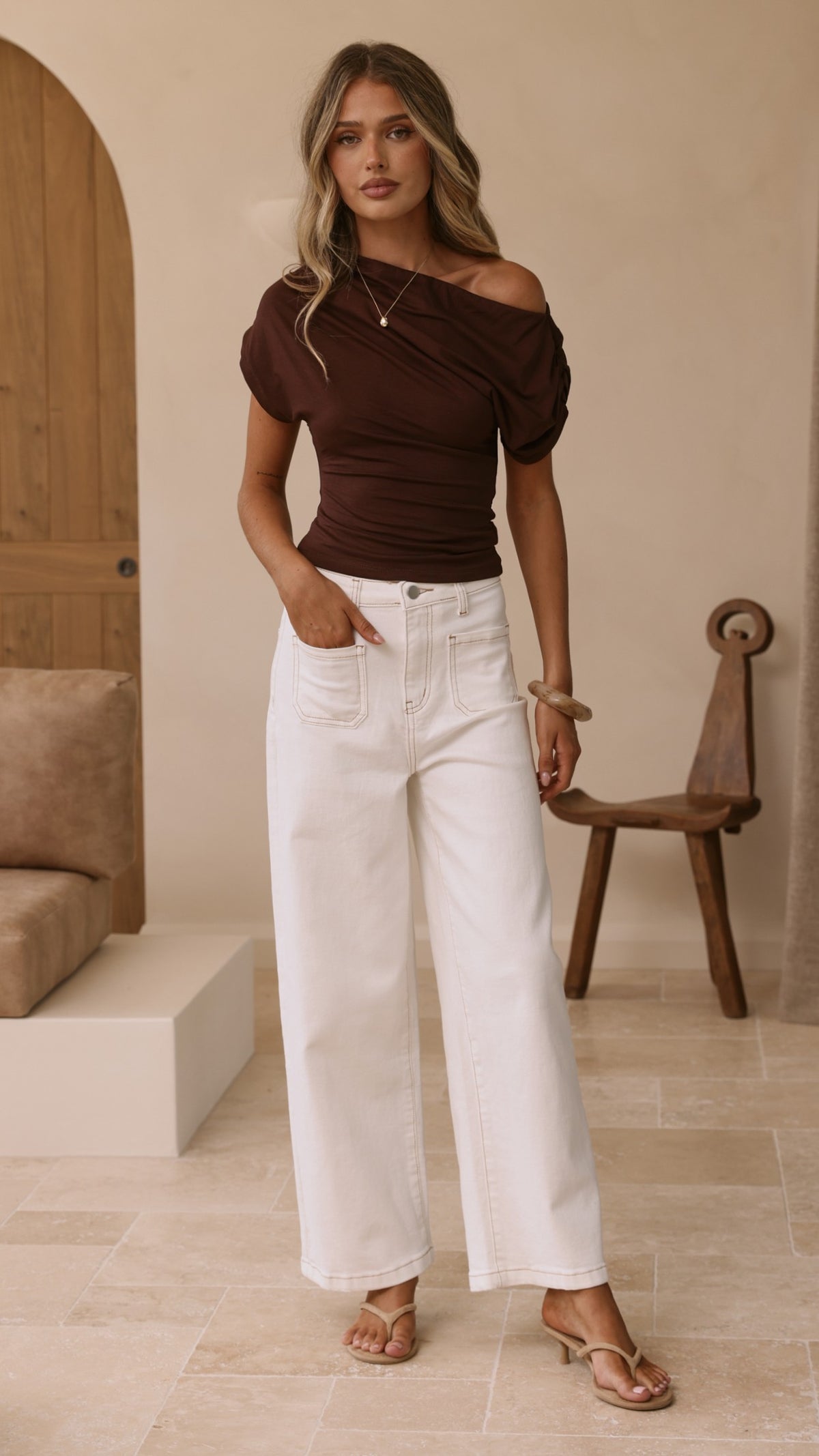 Macadrian Jeans - White Denim - Billy J