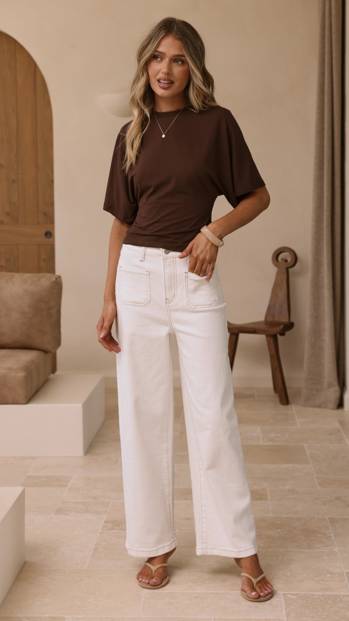 Macadrian Jeans - White Denim - Billy J