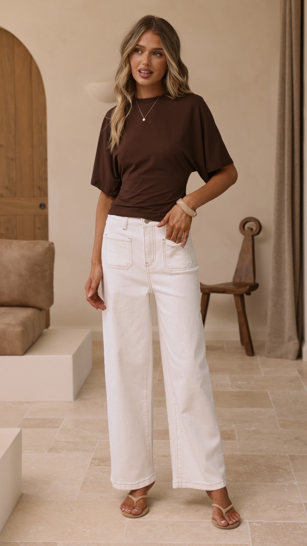 Macadrian Jeans - White Denim - Billy J