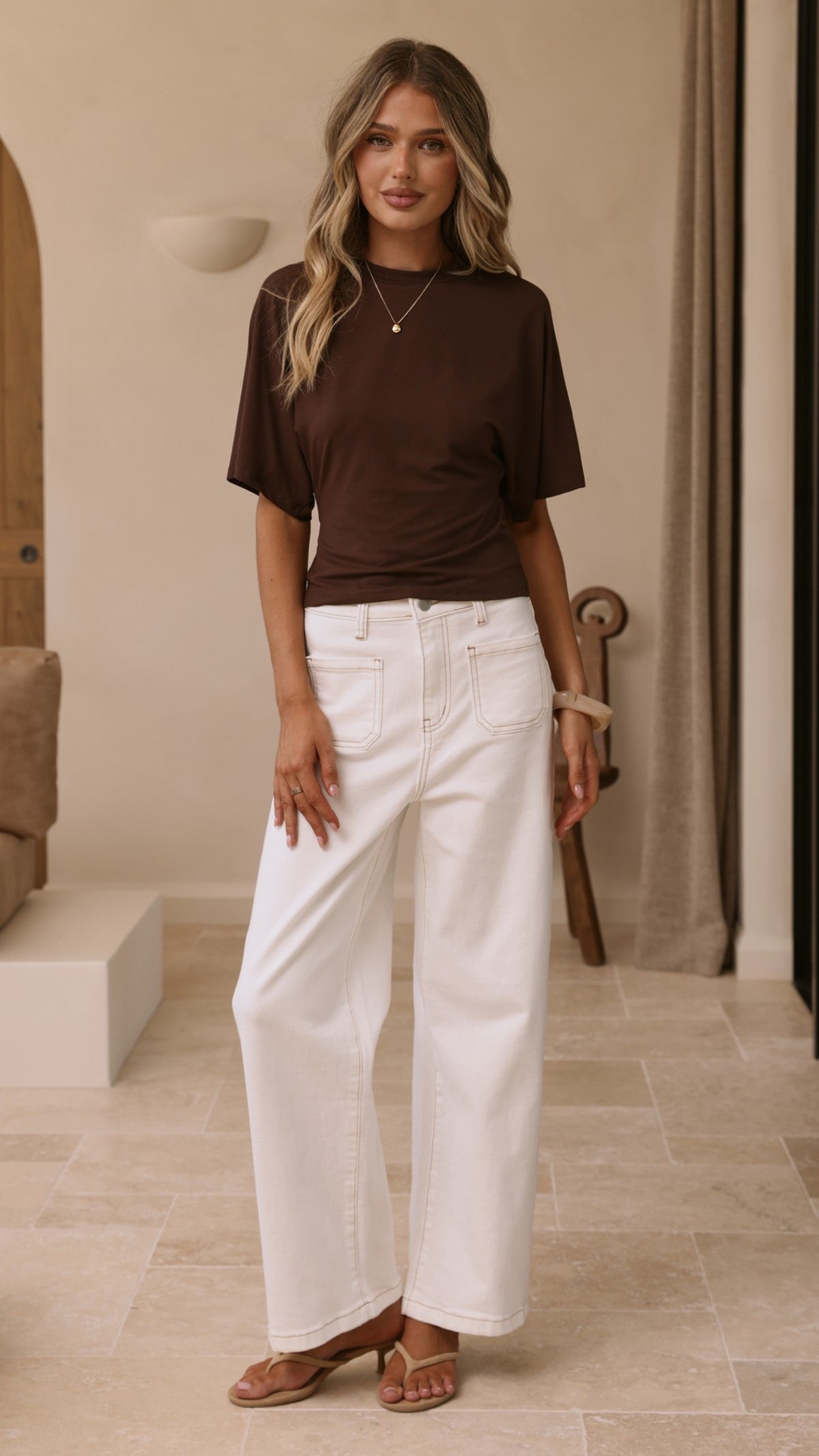 Macadrian Jeans - White Denim - Billy J