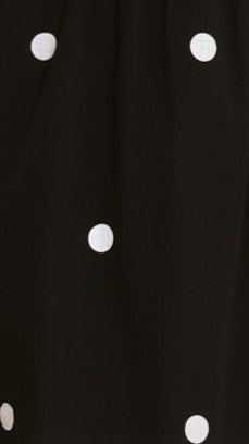 Marissa Mini Dress - Black Polka - Billy J