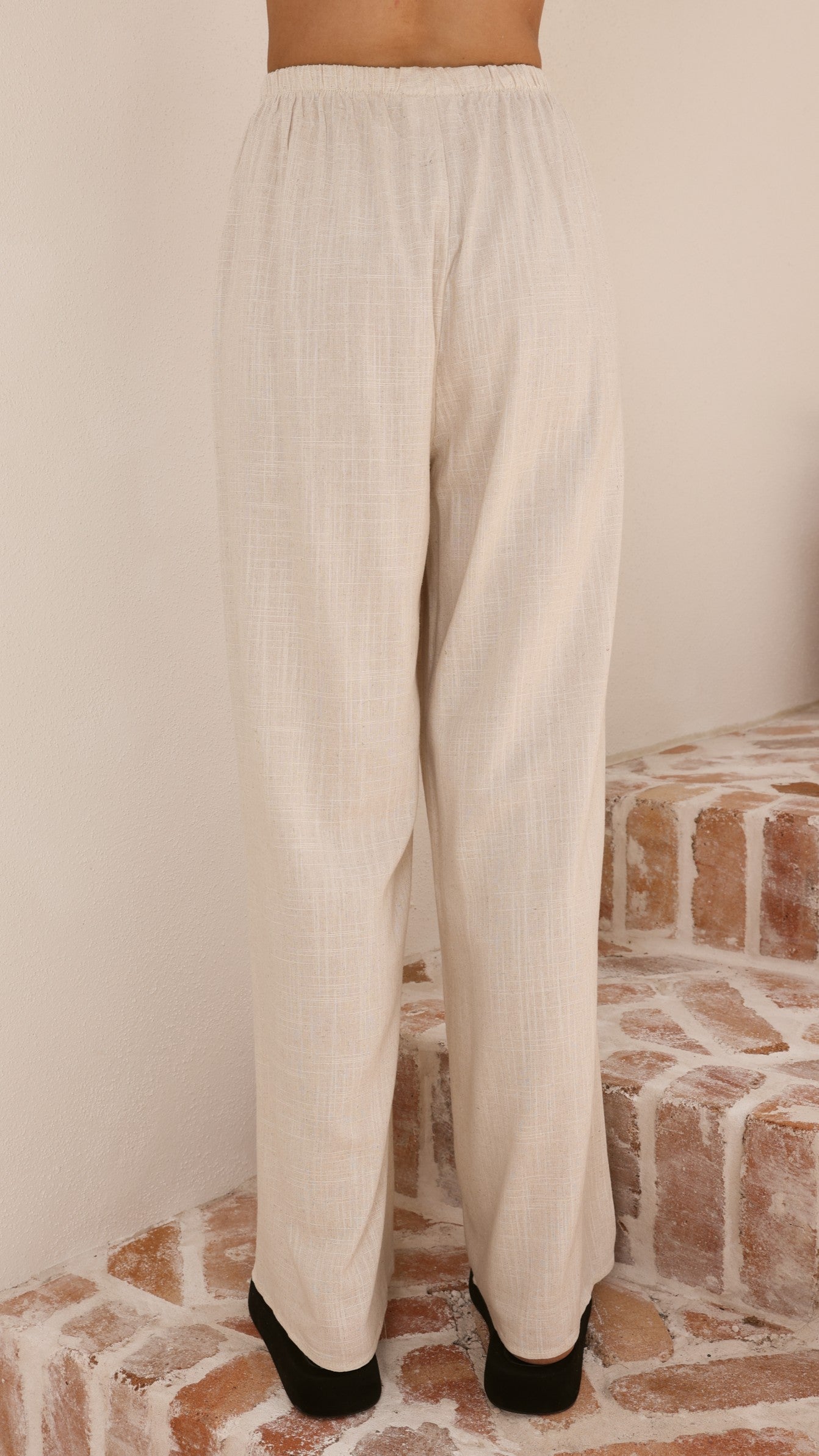Yuki Strapless Top and Pants Set - Oatmeal - Billy J