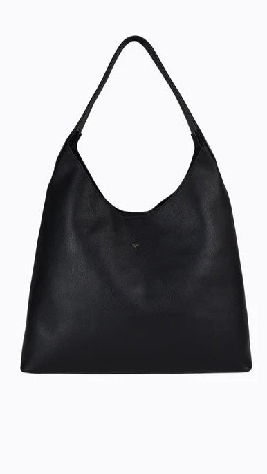 Duke Hobo Bag - Black PU - Billy J