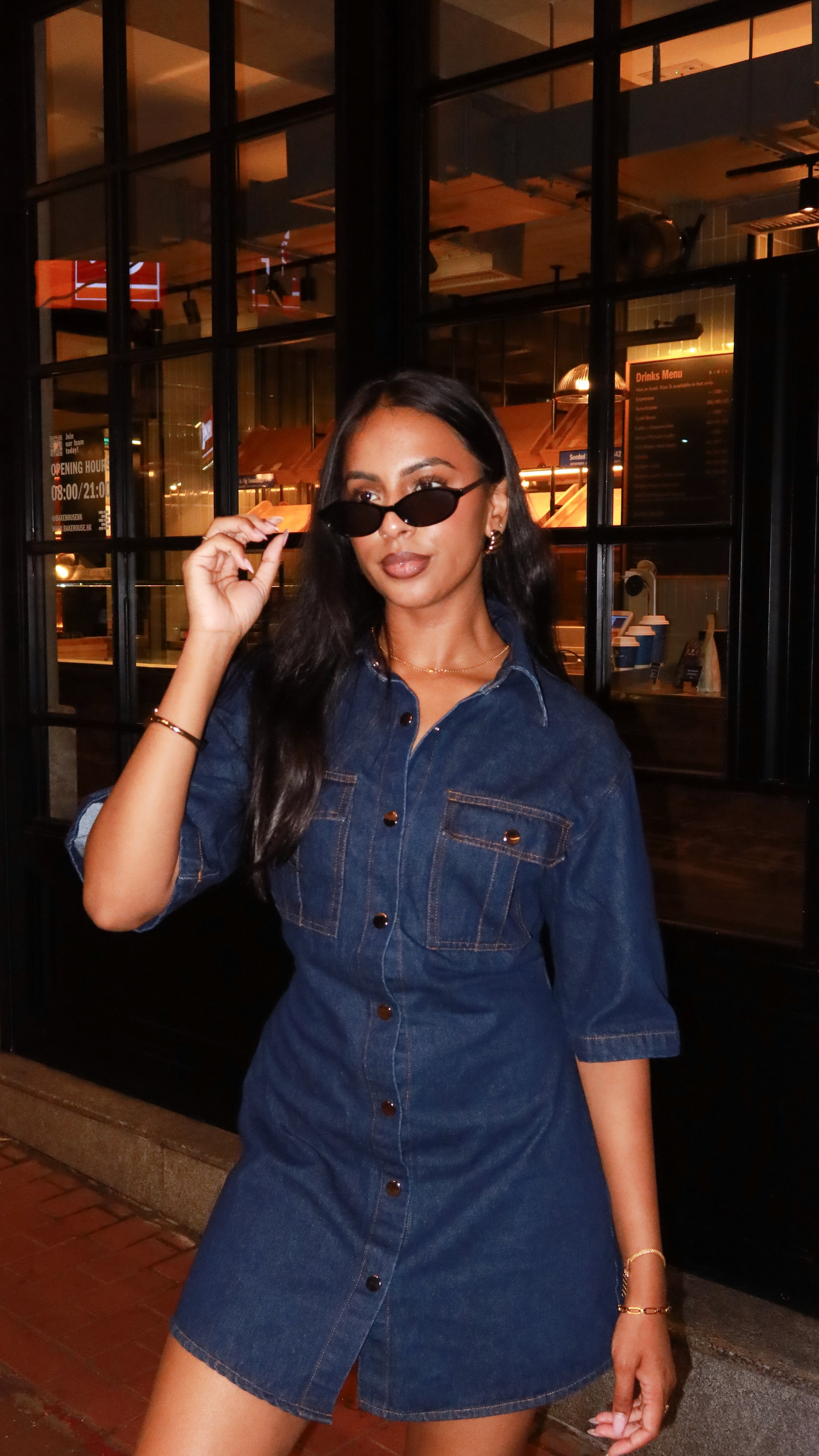 Raz Mini Dress - Dark Denim - Billy J