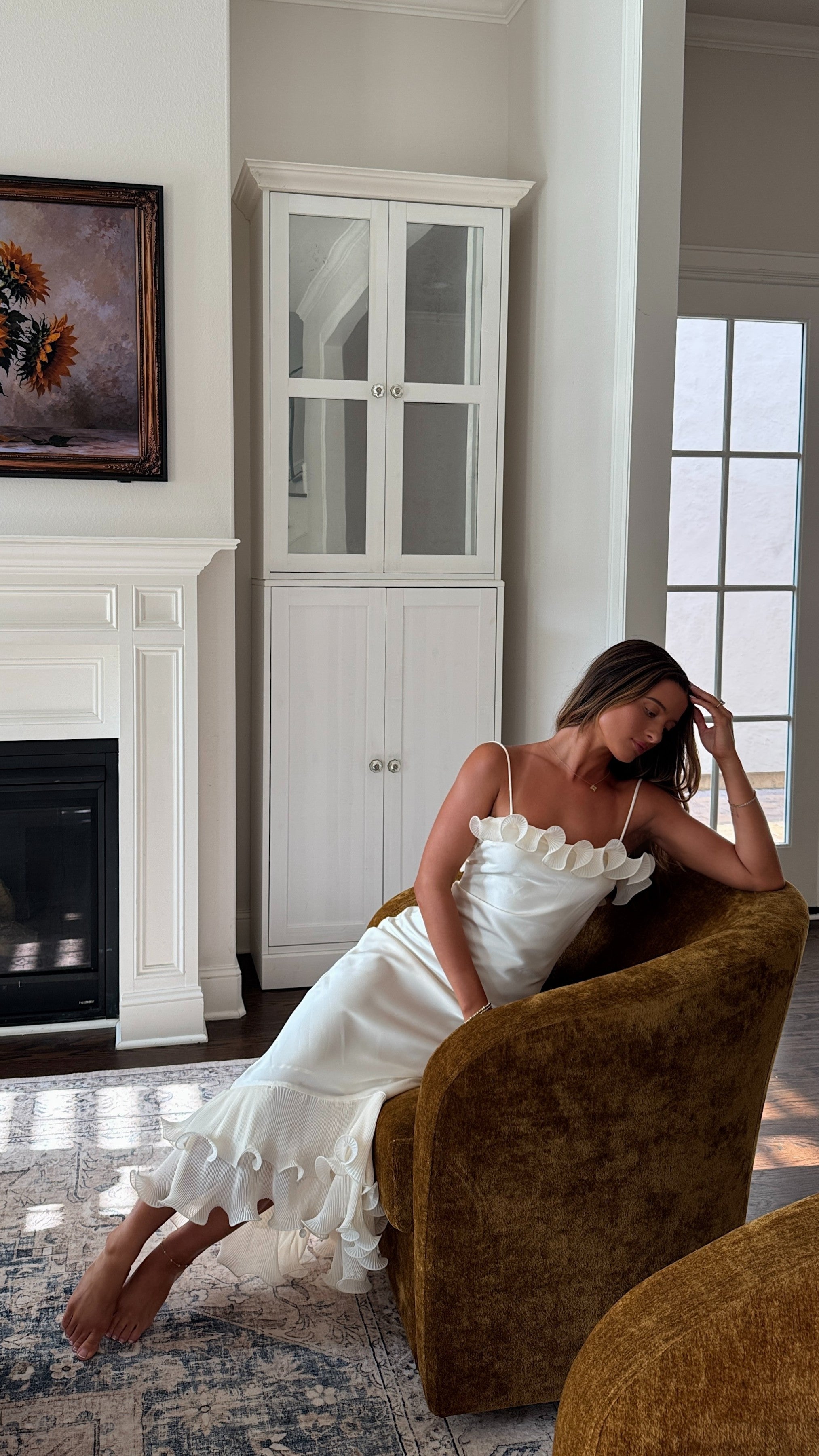 Eleanor Maxi Dress - Ivory - Billy J