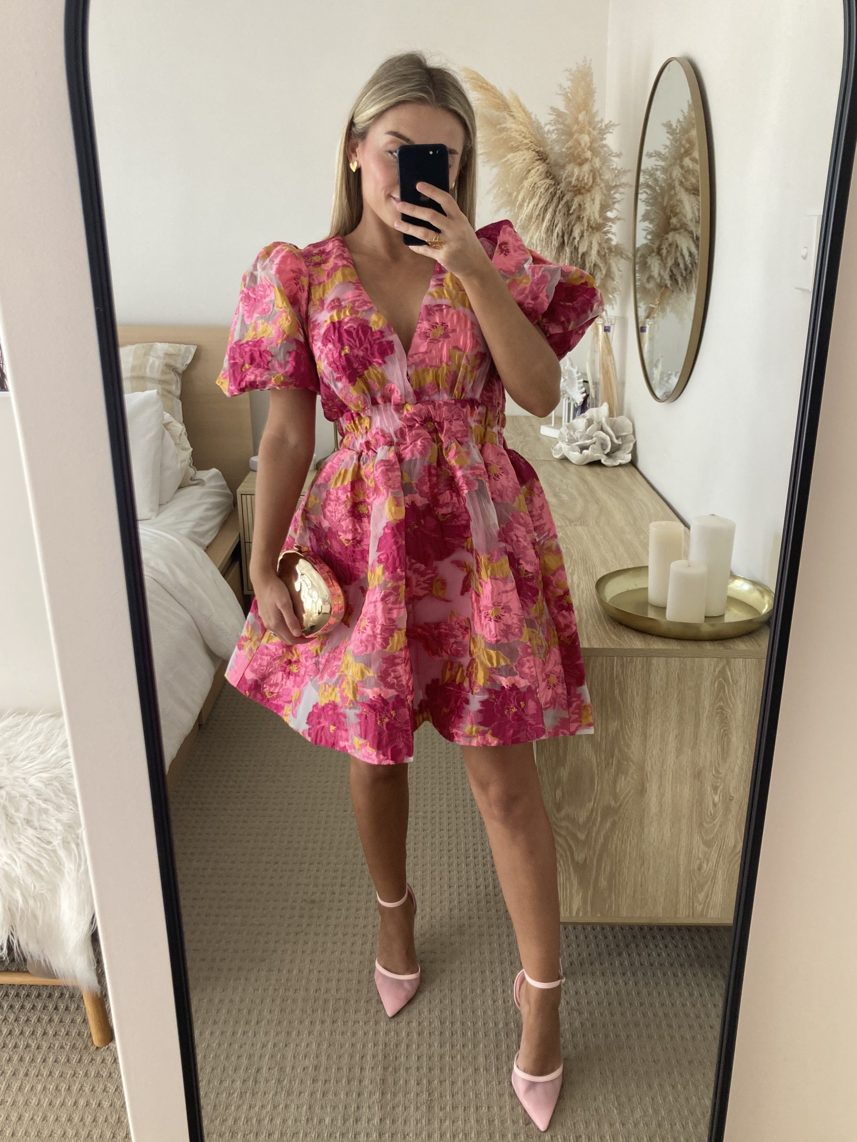 Abel Mini Dress - Pink - Billy J