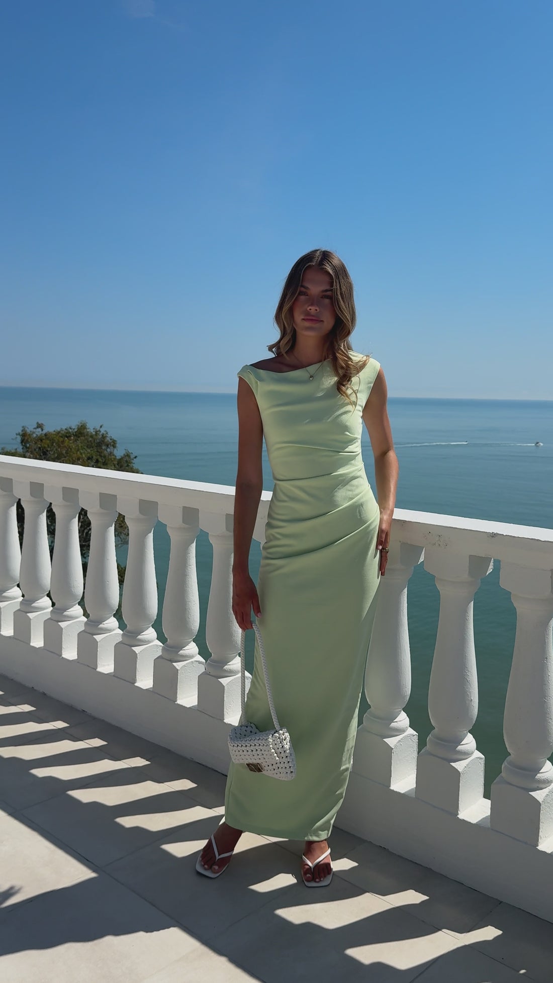 Lilah Maxi Dress - Lime - Billy J