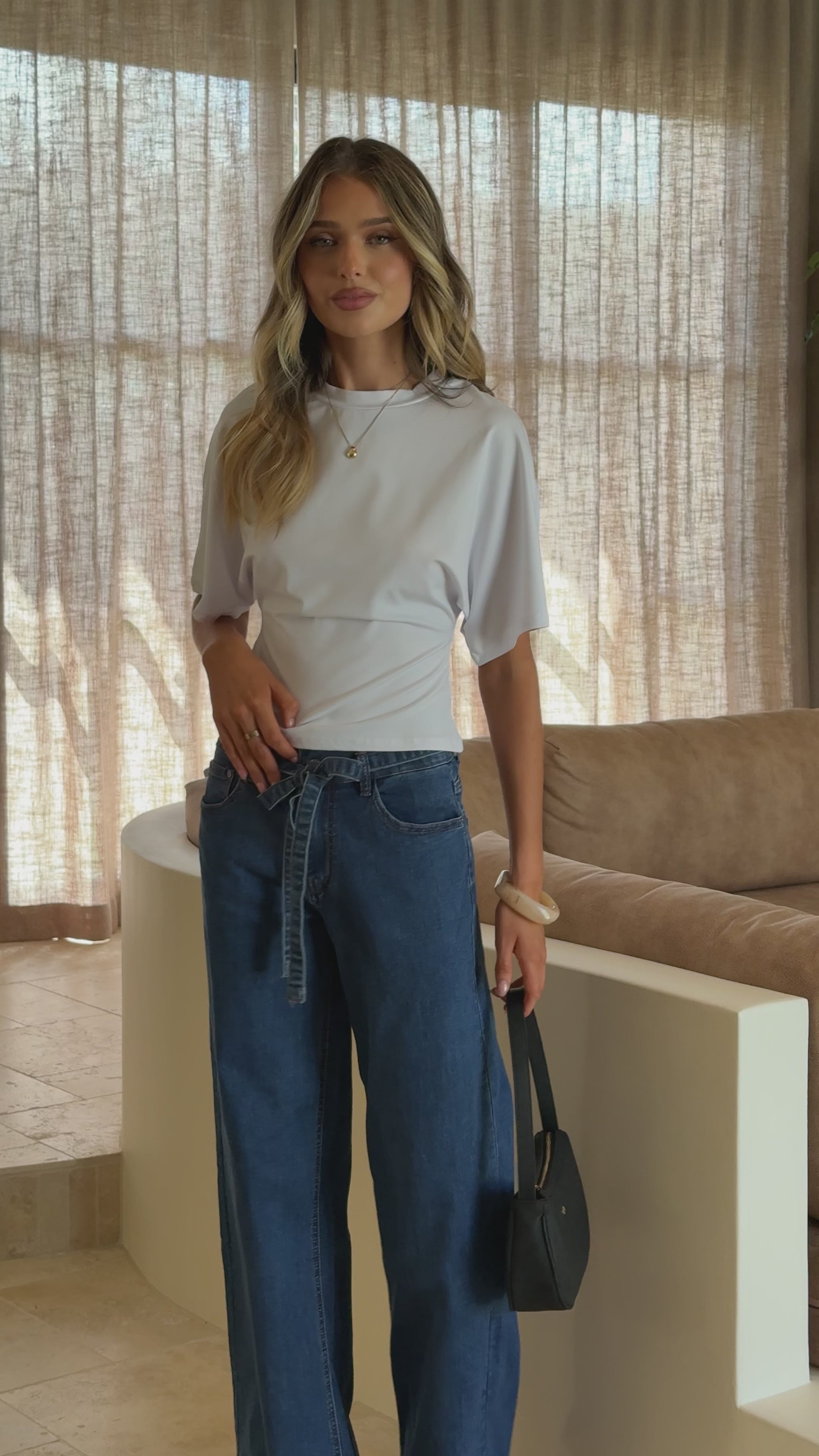 Ailani Top - White - Billy J