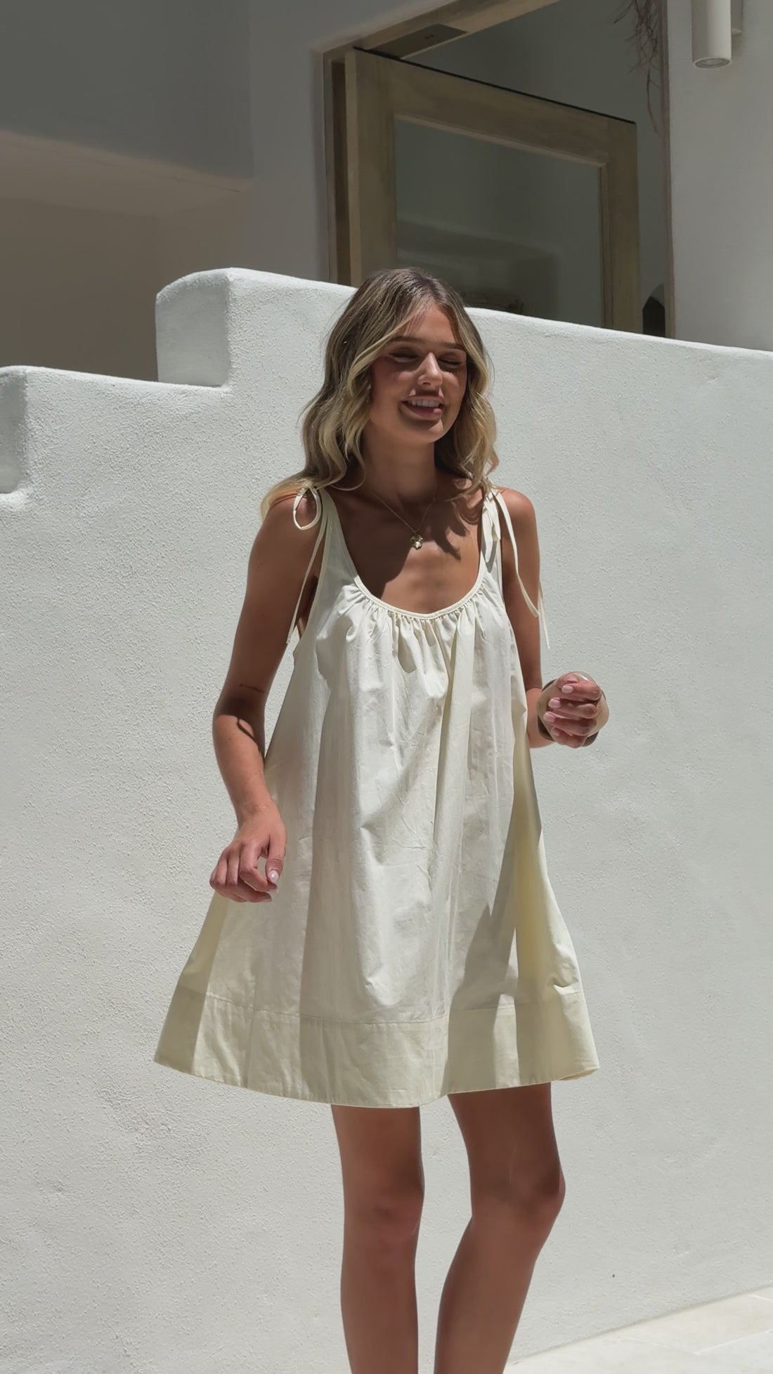 Maylie Mini Dress - Butter - Billy J